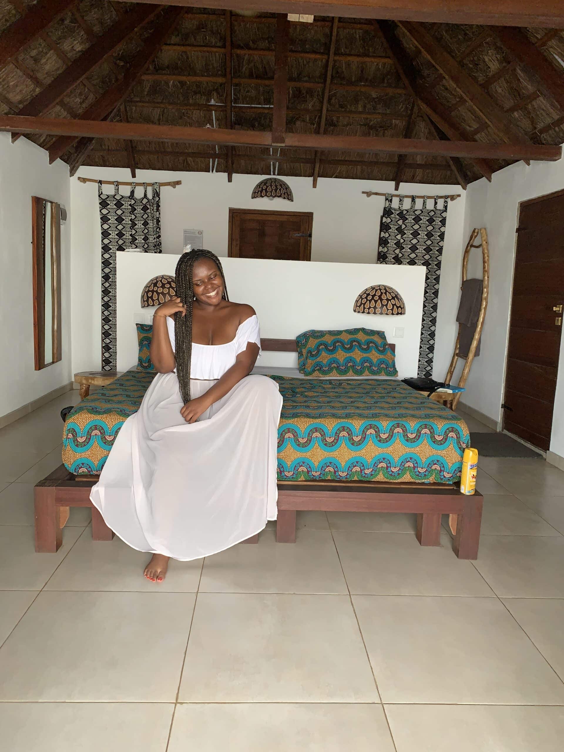 Christina Jane in the Sunset Suite at Meet Me There African home Lodge