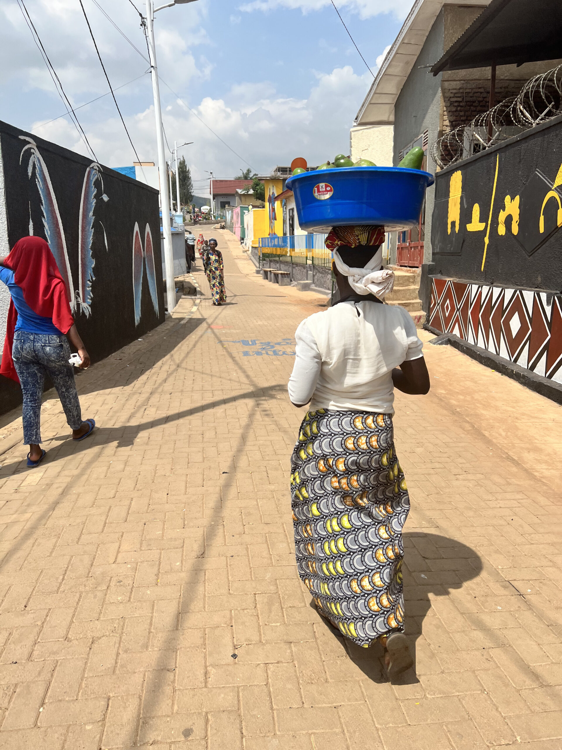 A car-free area in Nyamirambo 