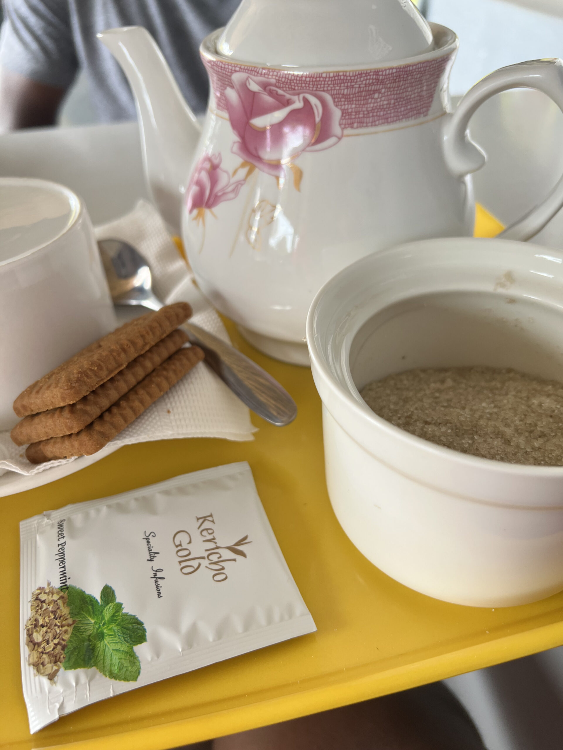 Tea and Biscuits at Le Spa Kigali 