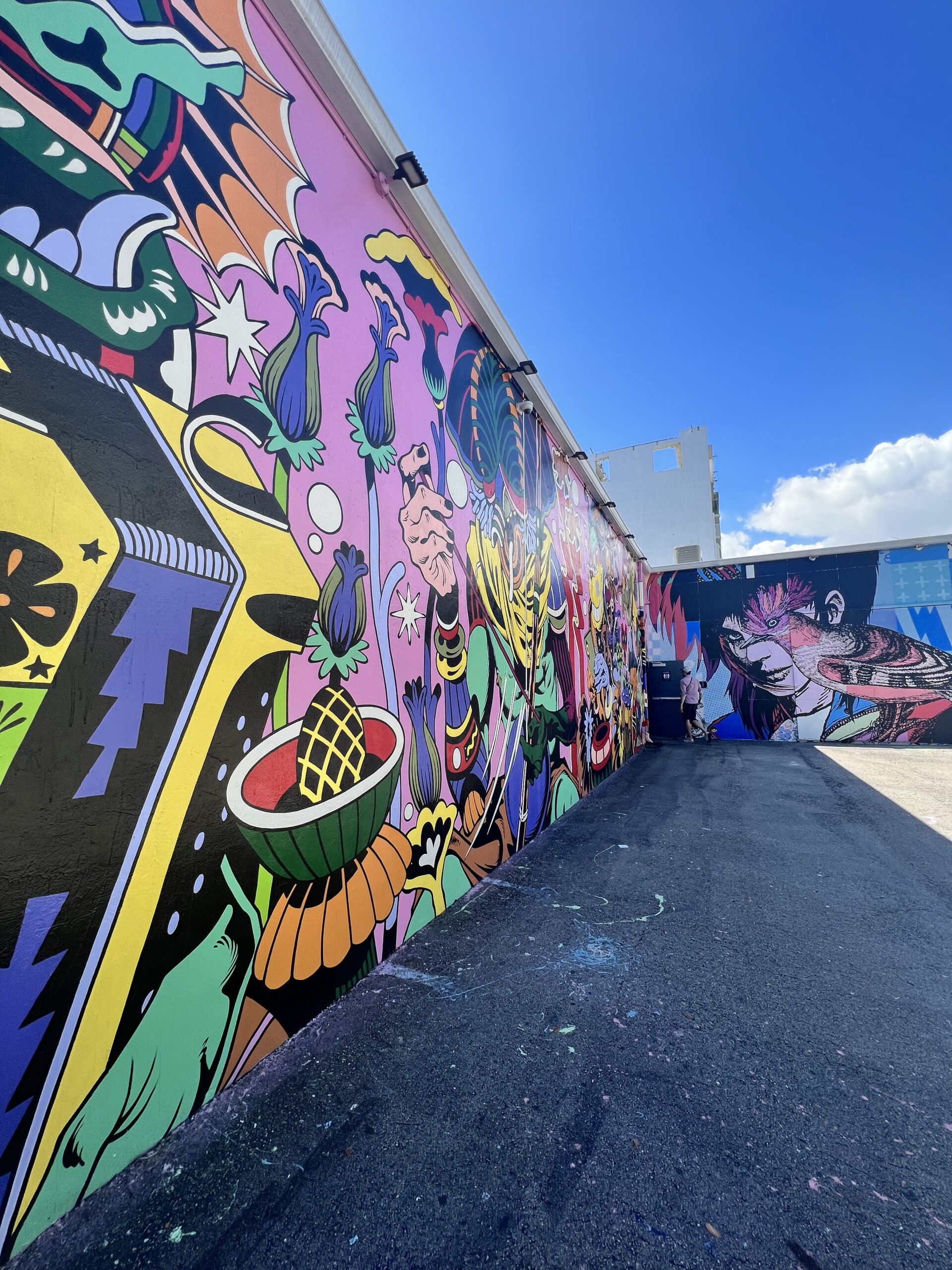 An art mural at Wynwood Walls 