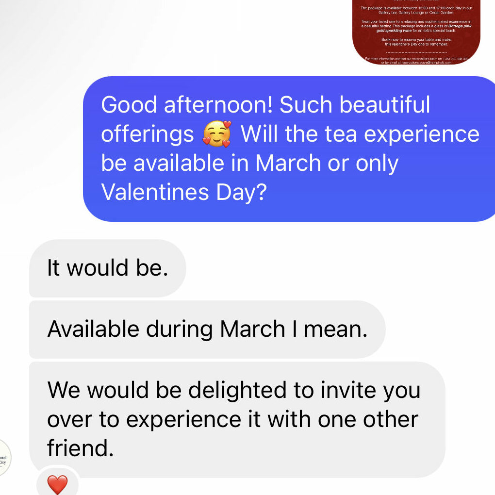 Getting a free brand experience  