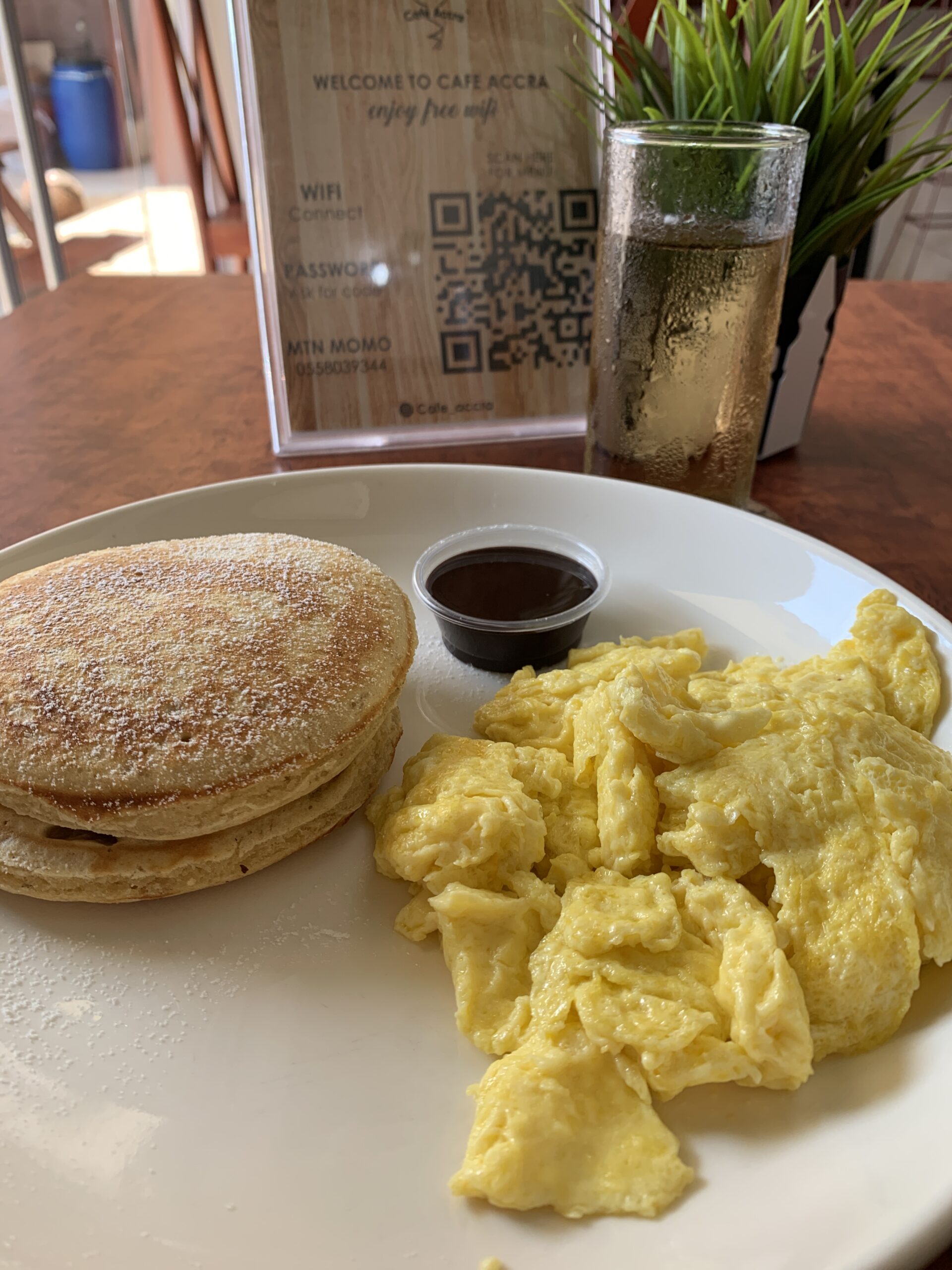 Pancakes and Scrambled Eggs 