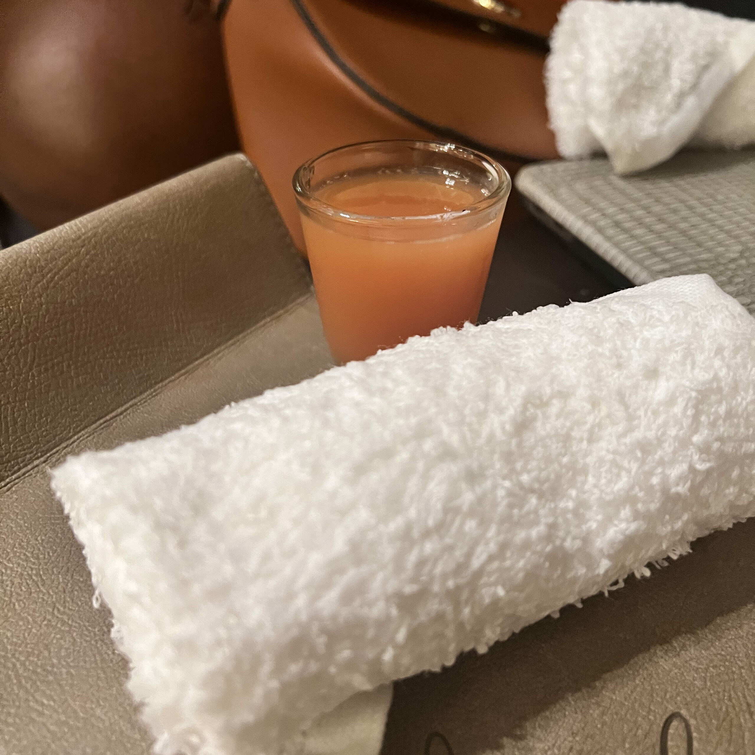 Welcome Guava Juice and Hot Hand Towel 