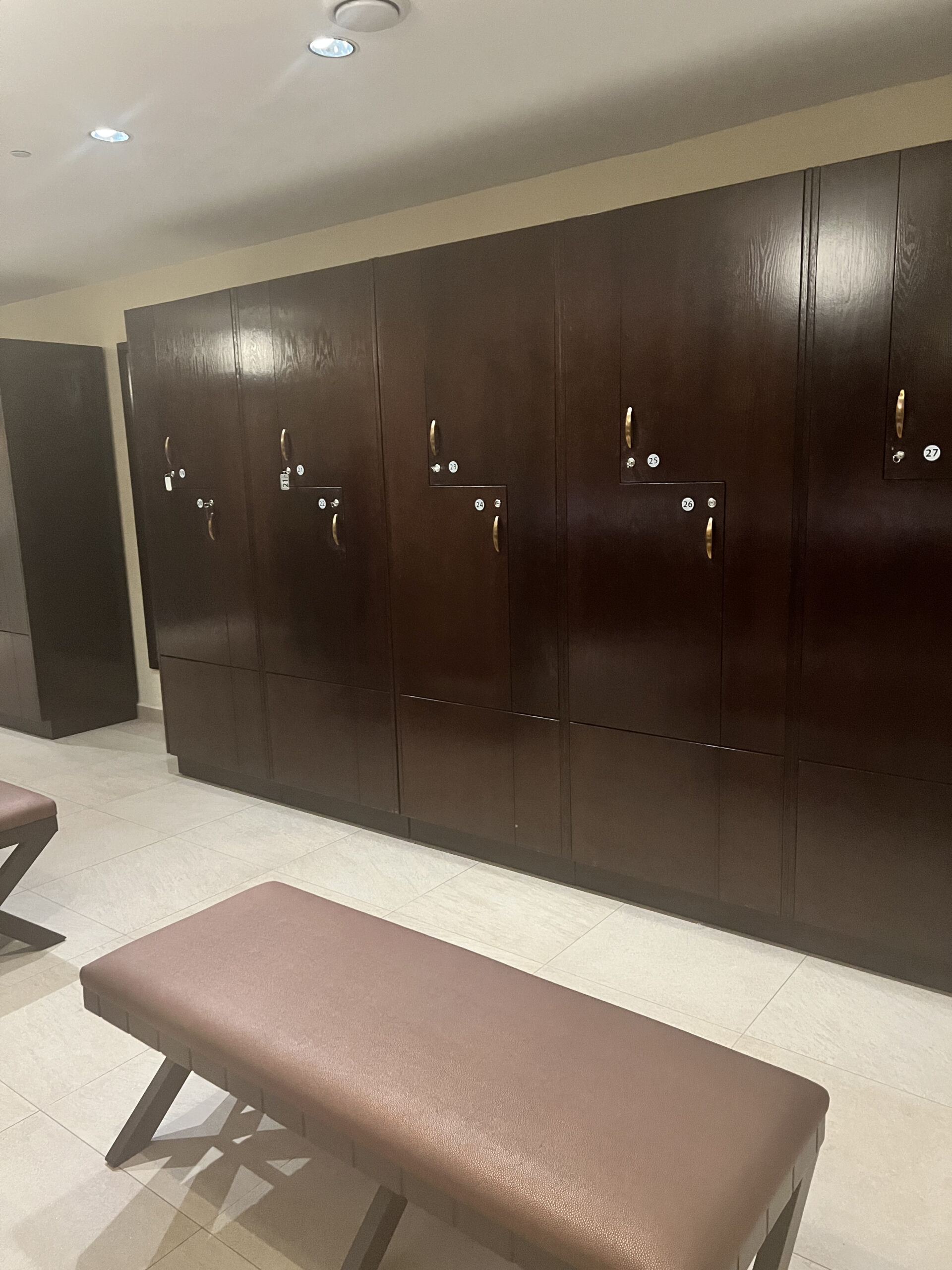 Lockers in the Locker Room 