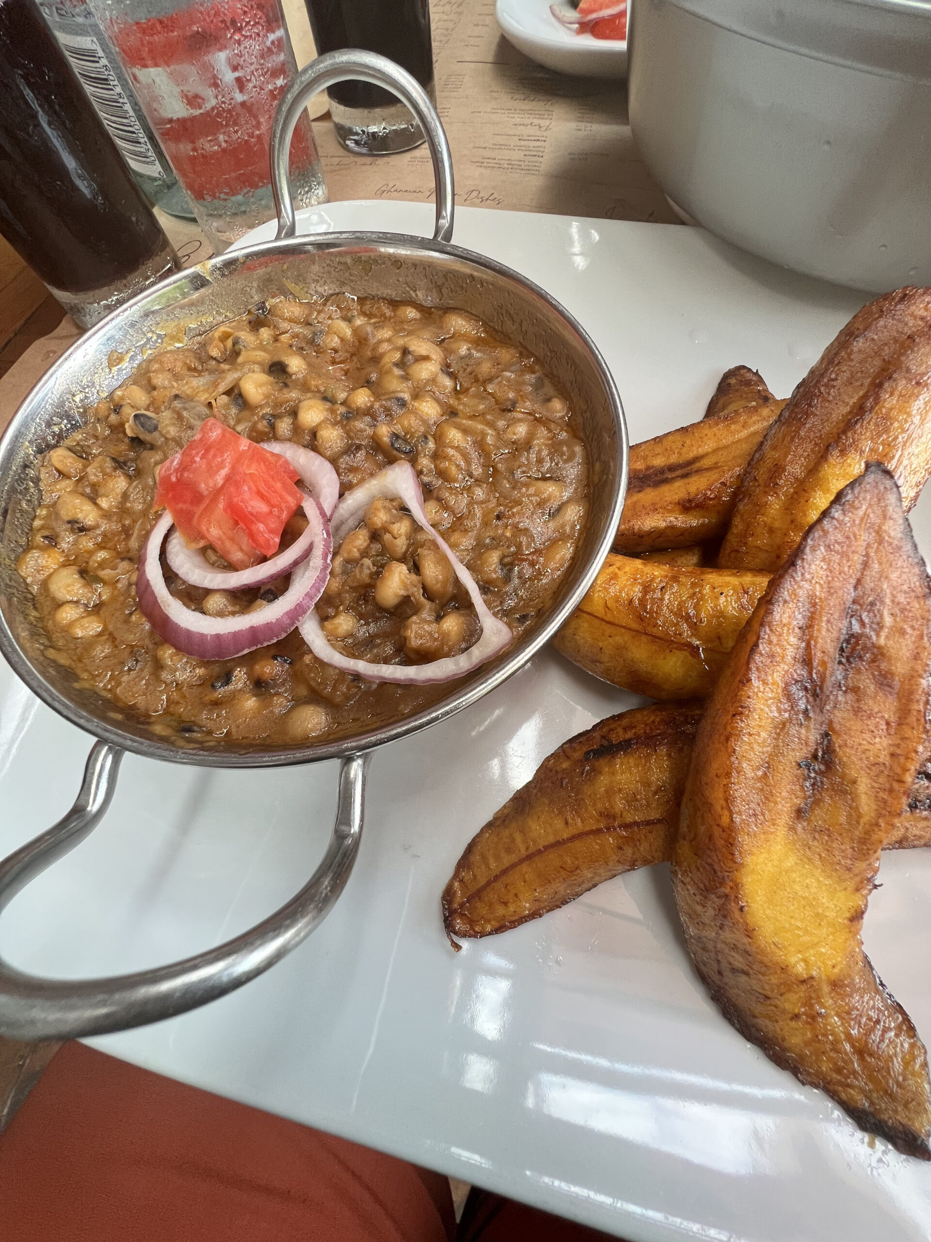 Red Red Stew at Buka Restaurant in Accra Osu
