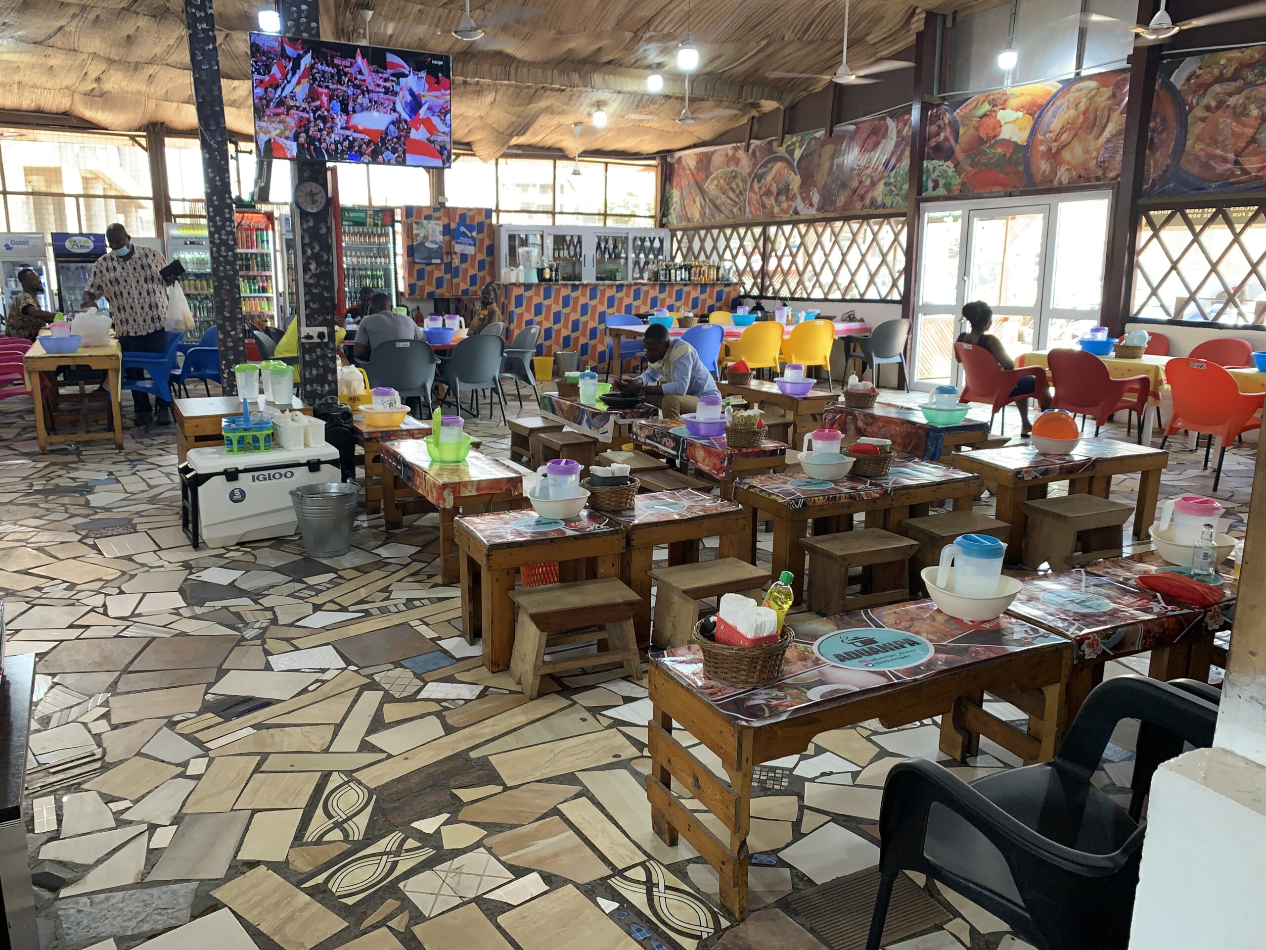 Chop Bar in Accra 