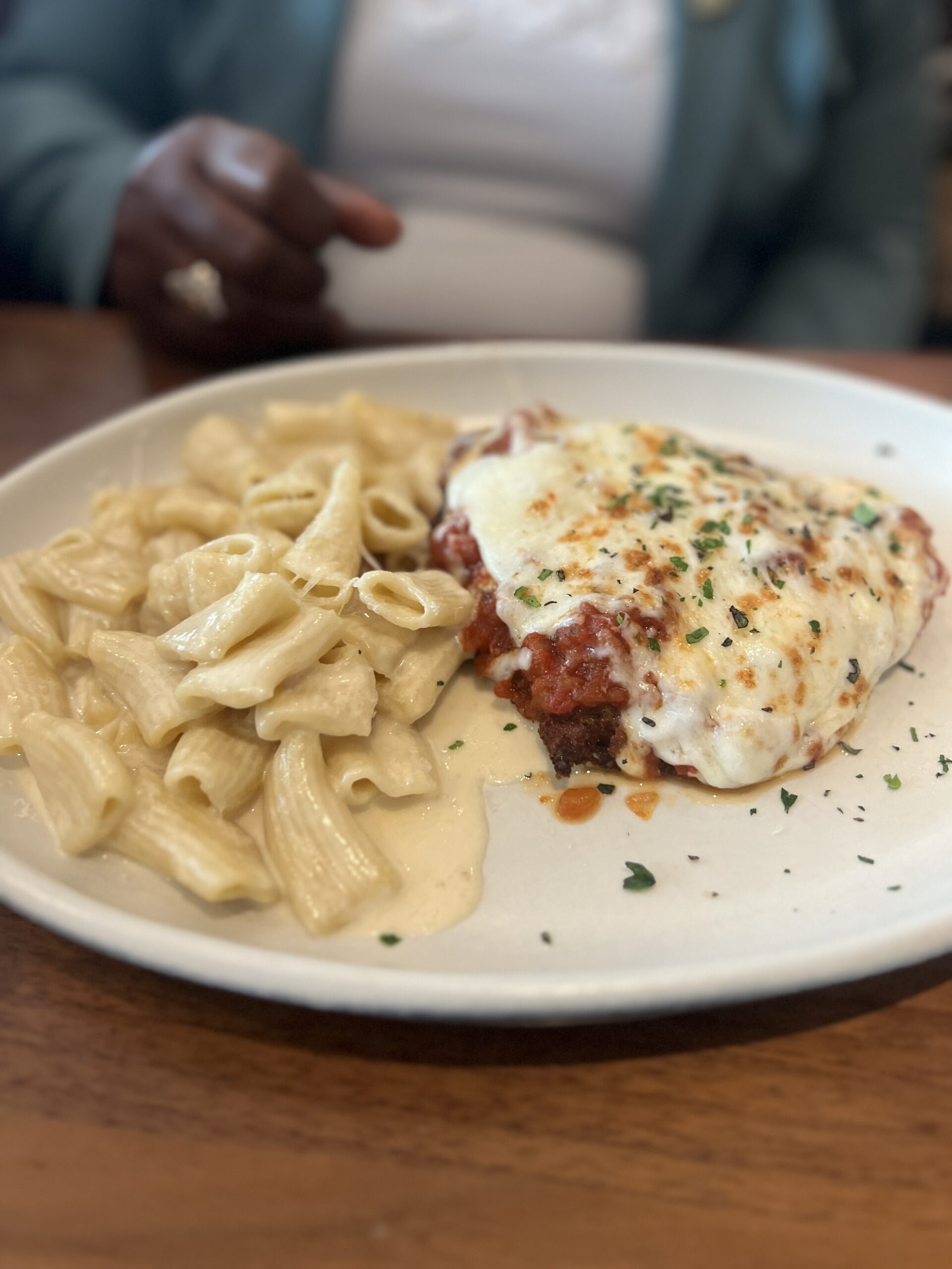 Chicken Parmesan and Pasta 