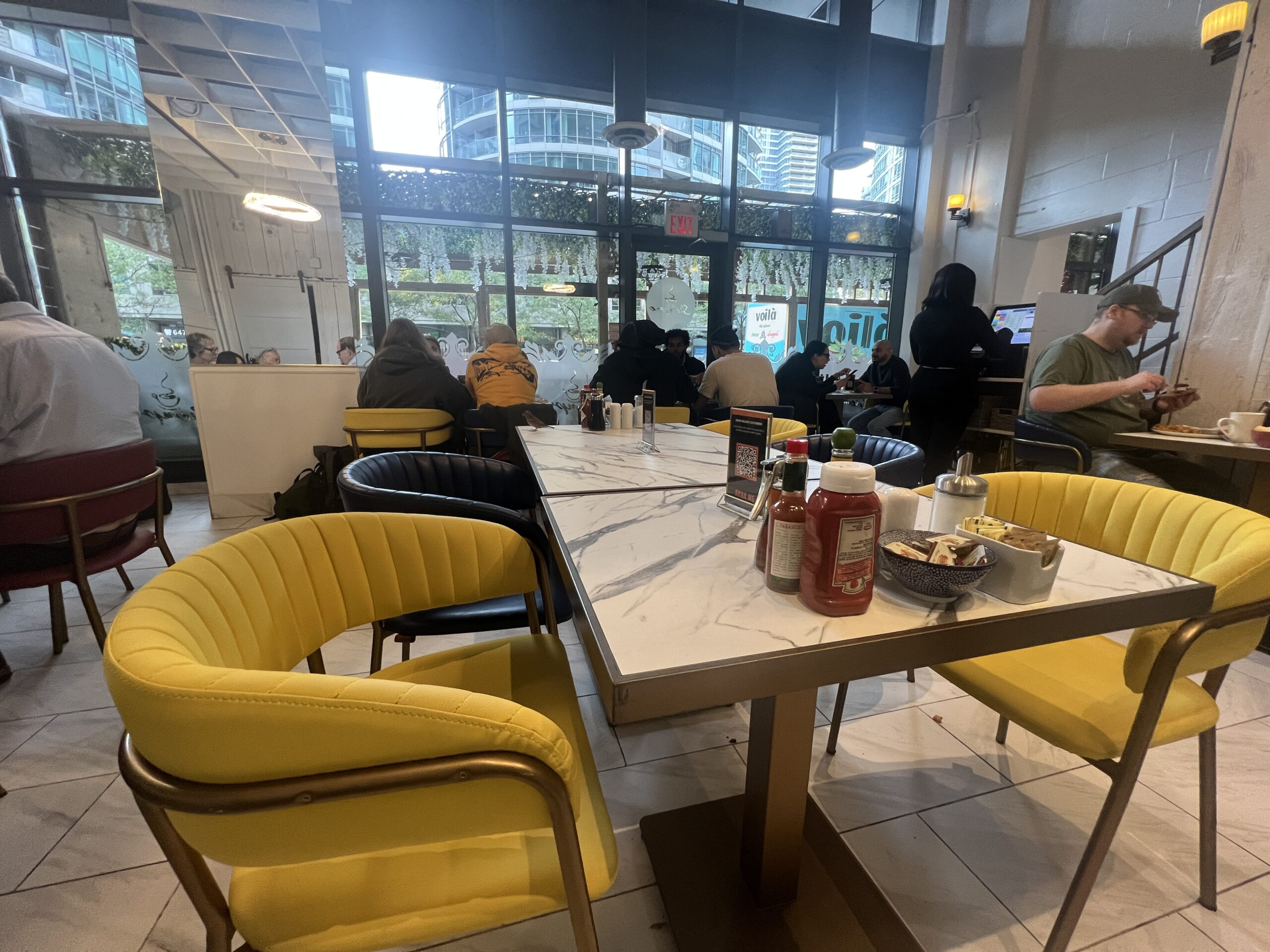 Interior Seating Area at Siempre Restaurant