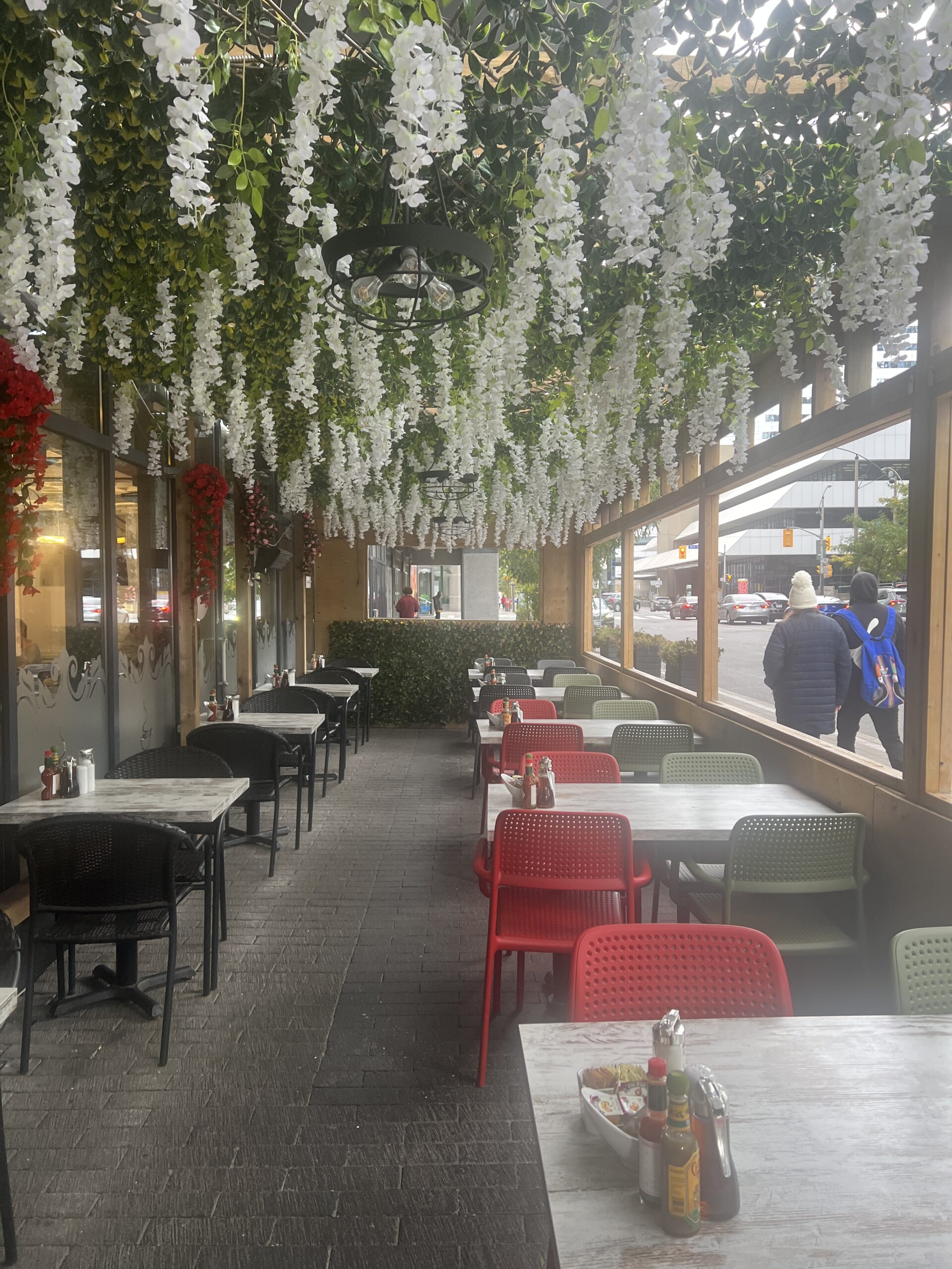 Outside Seating Area at Siempre Restaurant