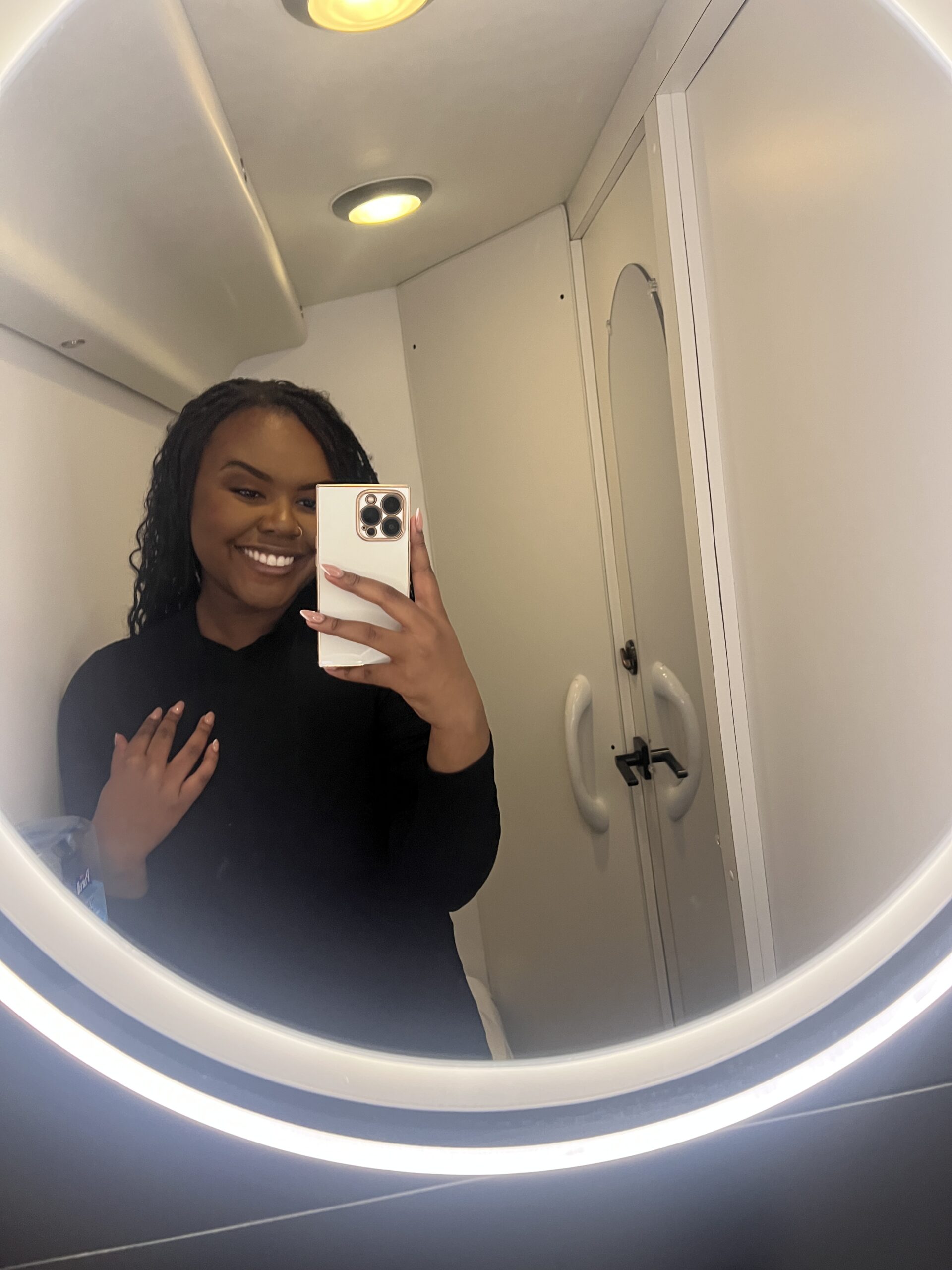 Christina Jane in The Jet Bathroom