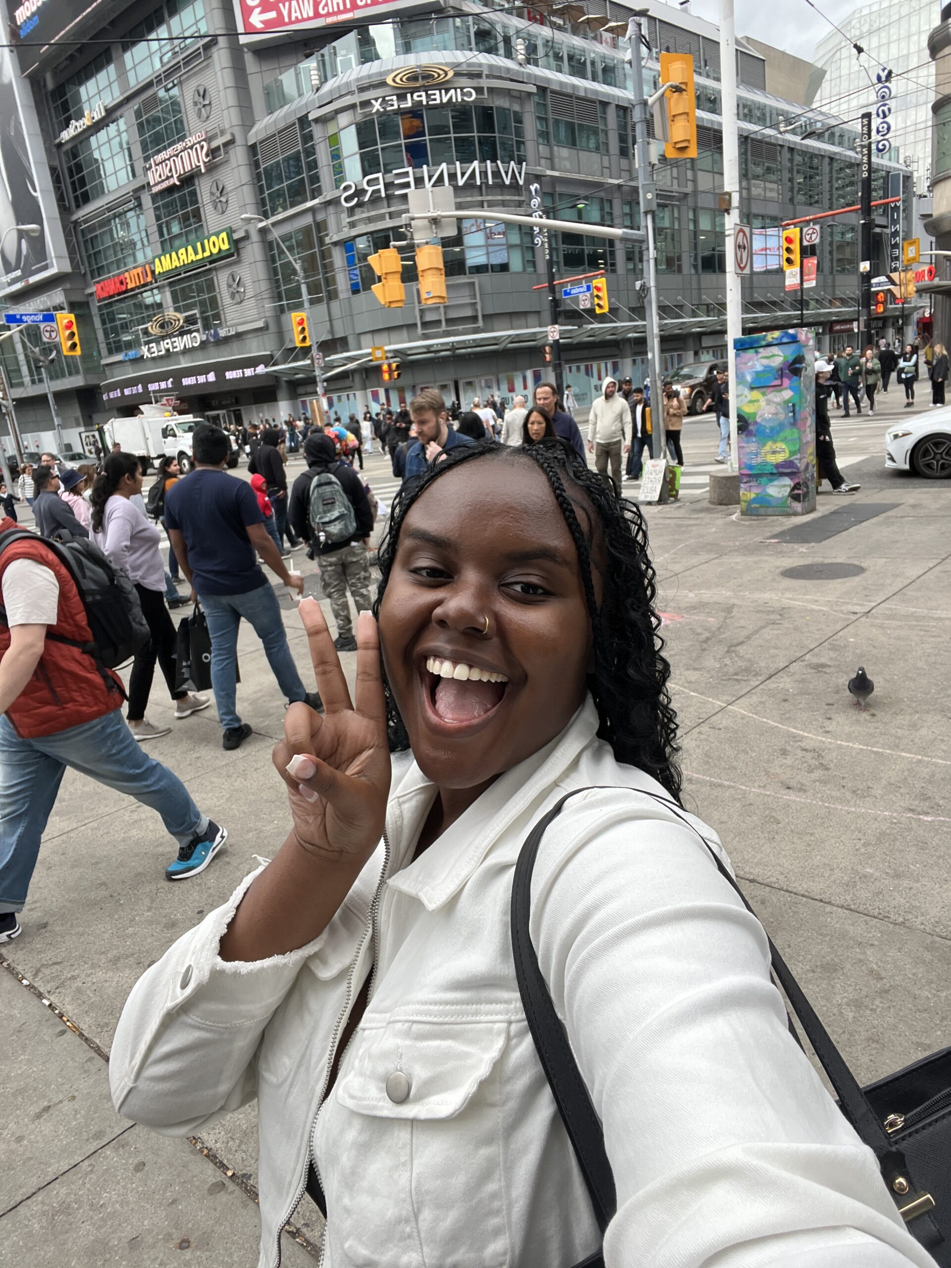 Christina Jane at the Yonge-Dunas Square 