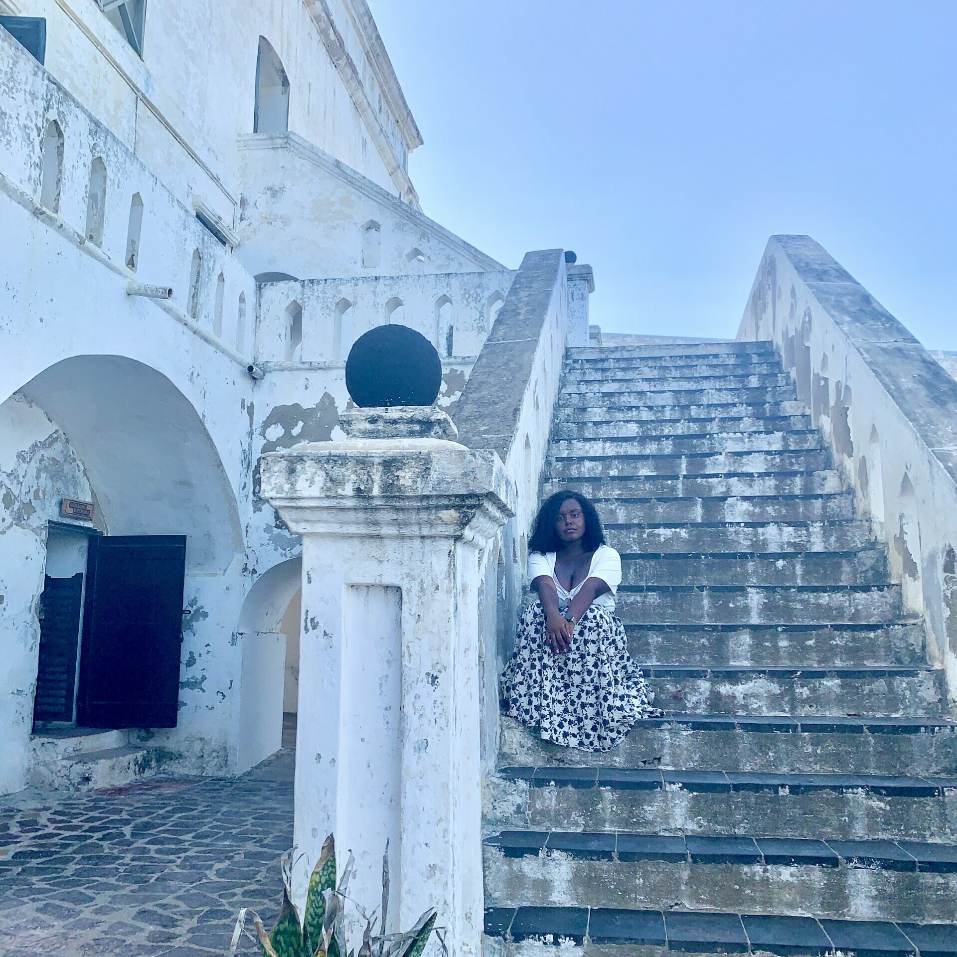 Christina Jane at Cape Coast Castle