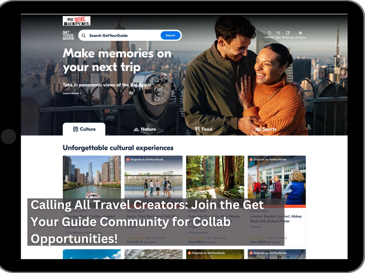Bcj weekly travel opportunities newsletter board being christina jane