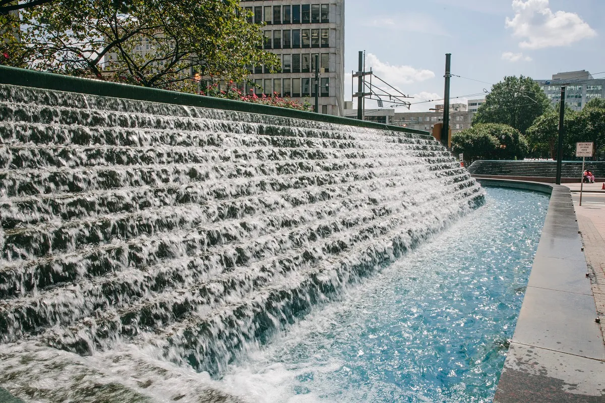 The International Peace Fountain in Atlanta