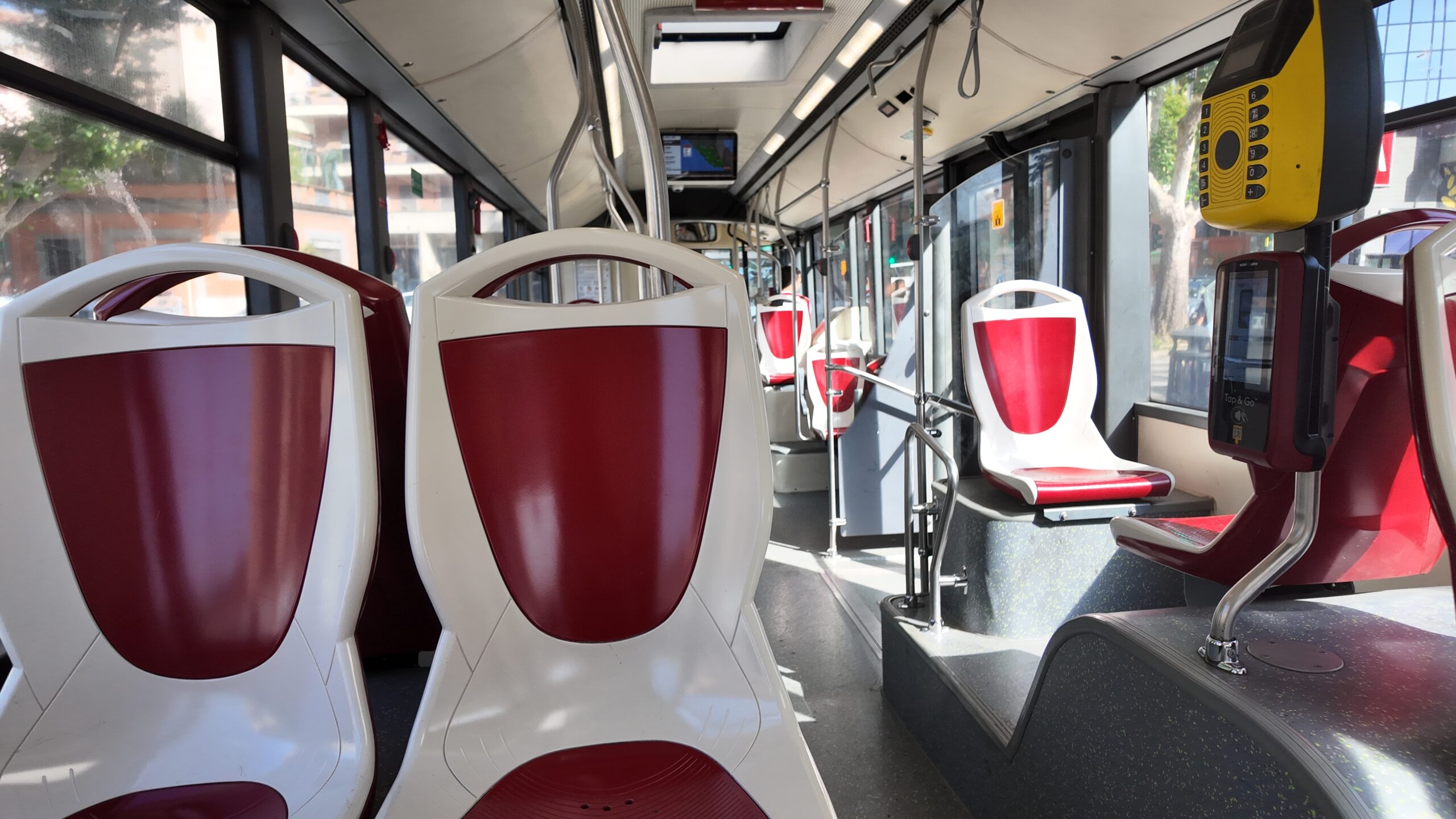 Inside of the Bus