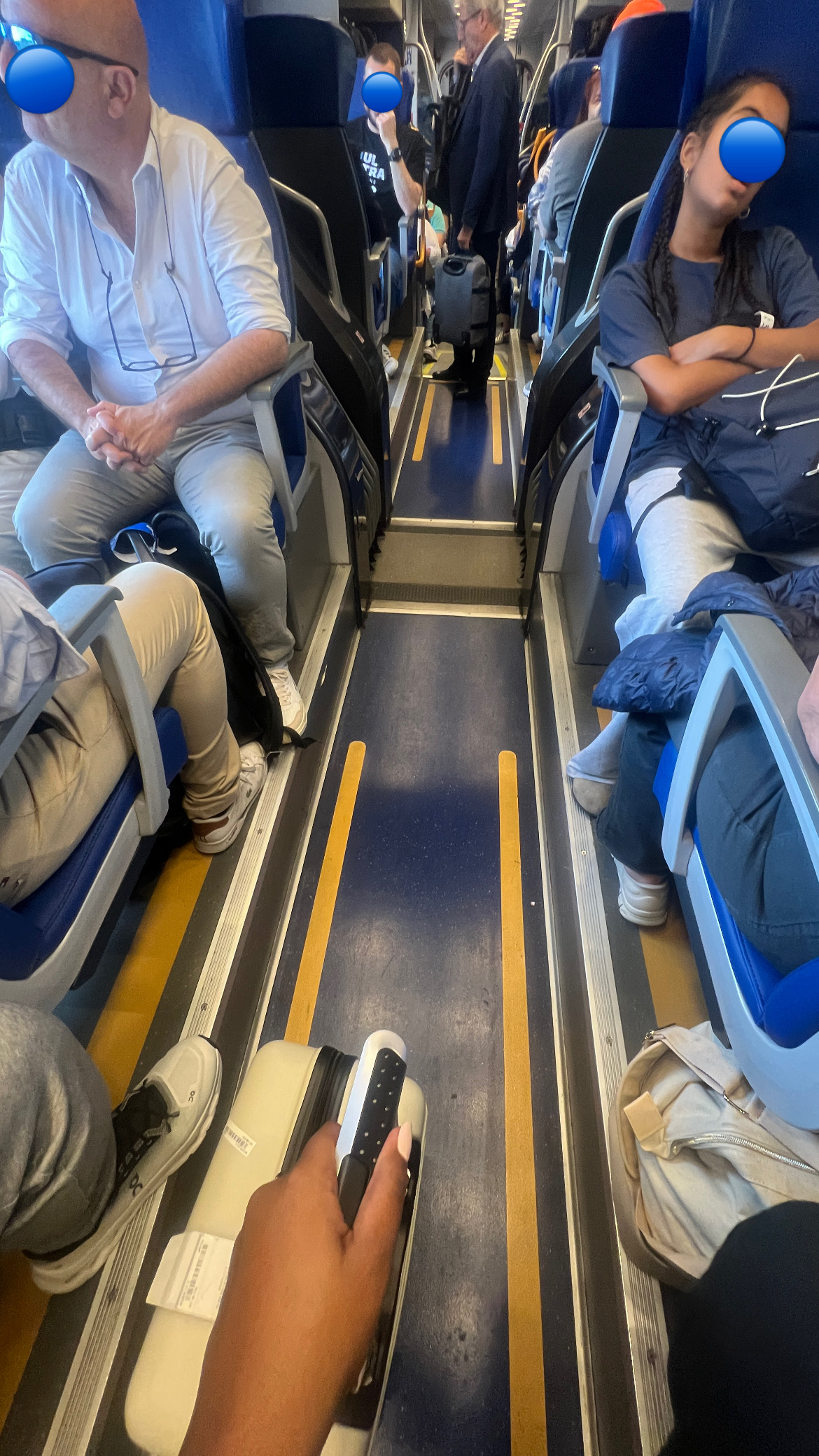 Inside of the train