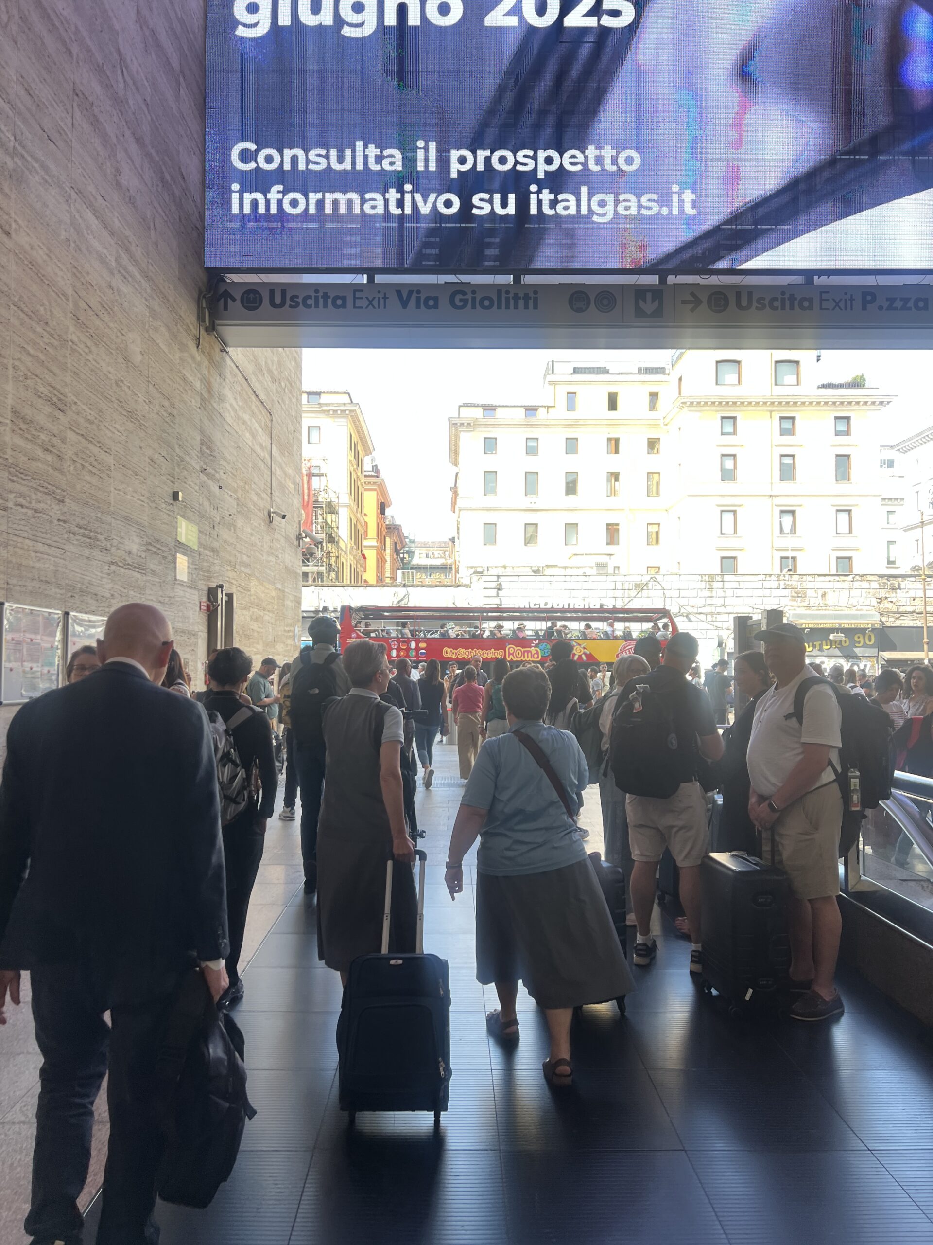 Arriving at Rome Termini