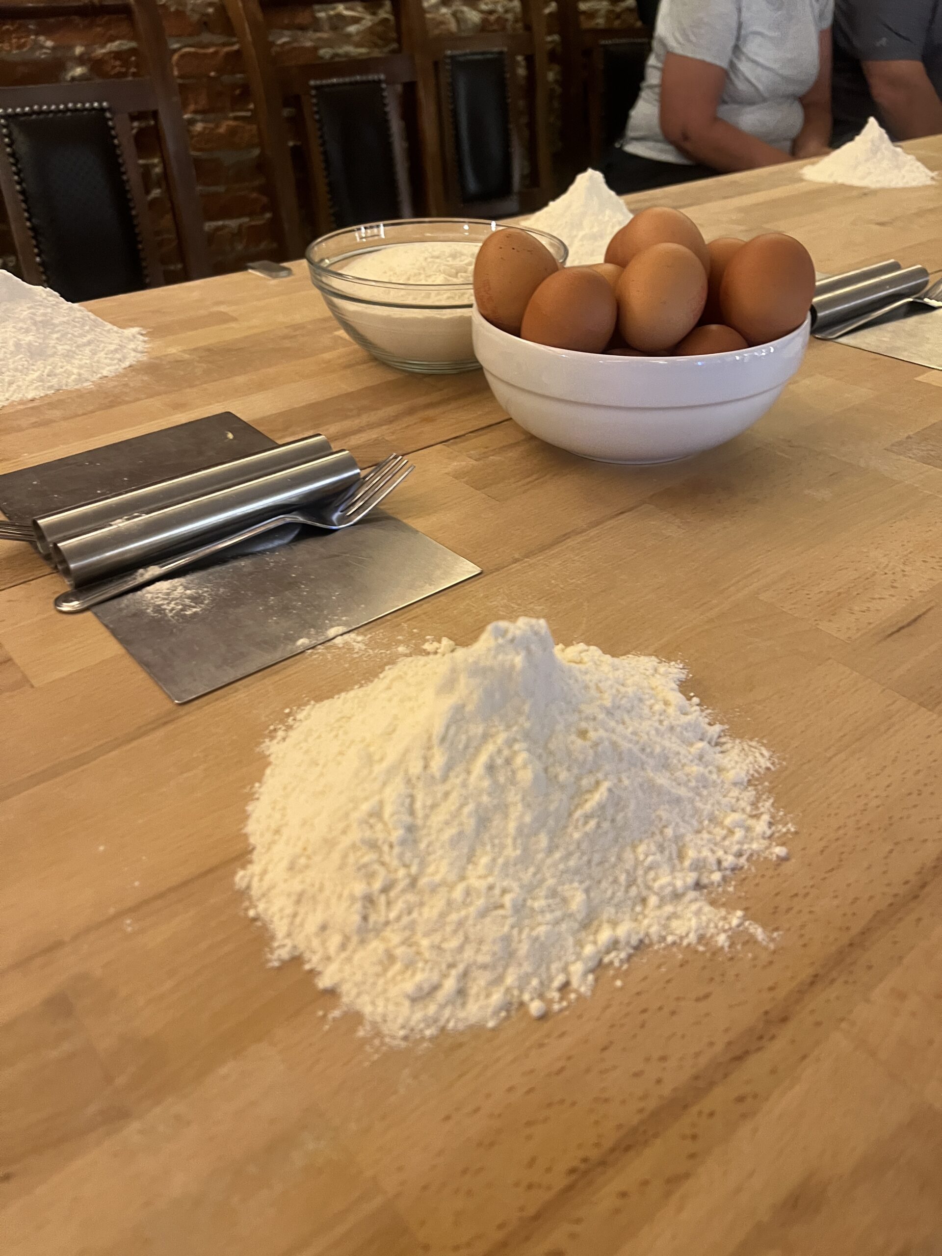 Pasta Making ingredients