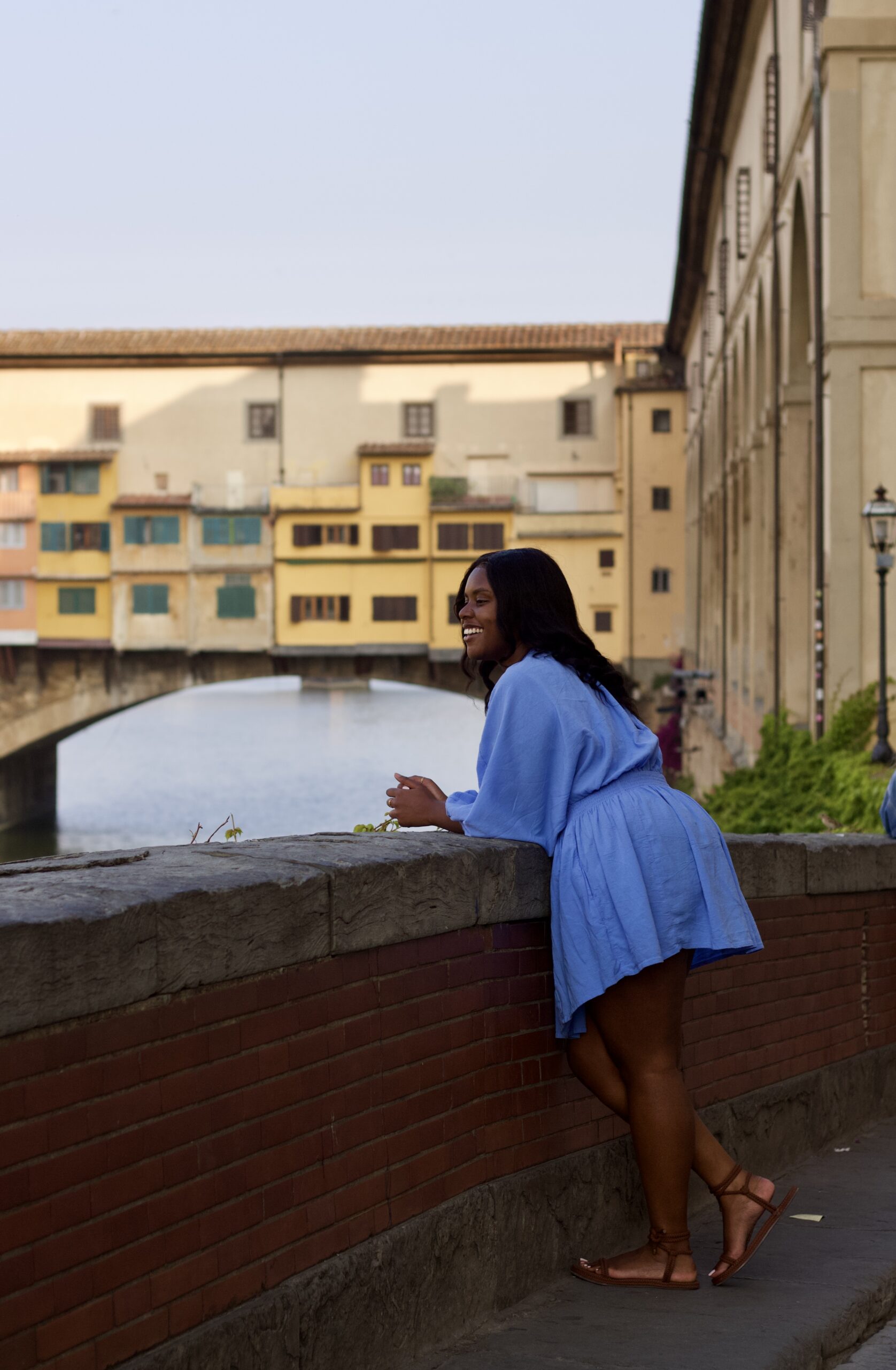 Christina Jane on the bridge