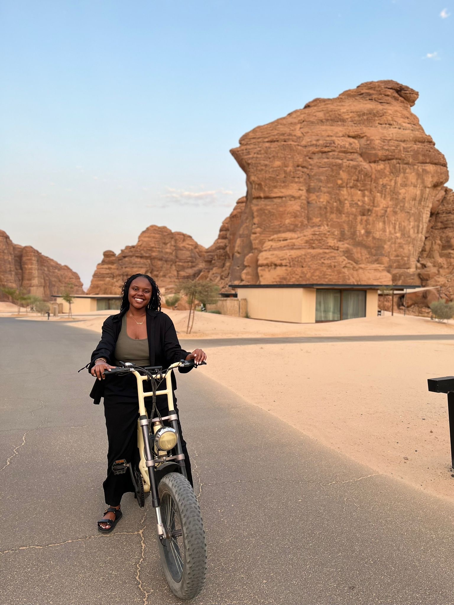 Christina Jane cycling