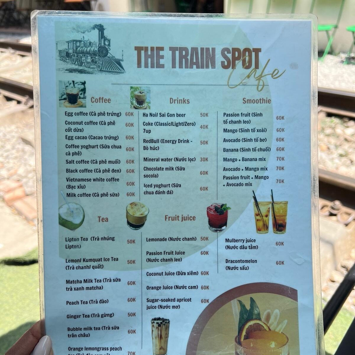 Train Spot Cafe Hanoi 