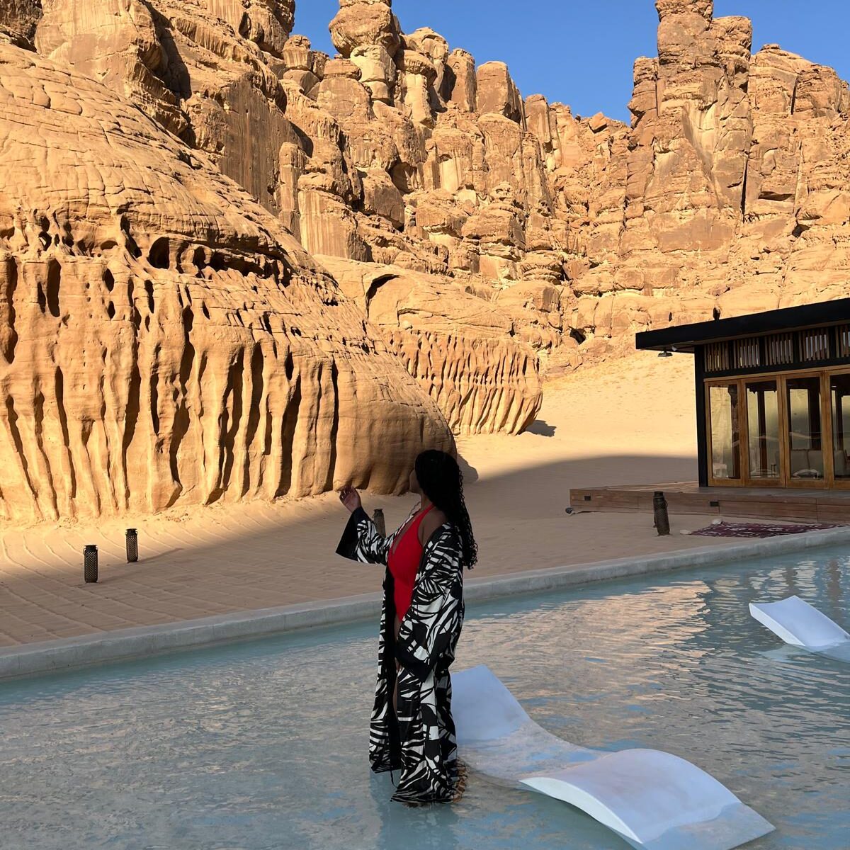 Christina Jane at the Pool