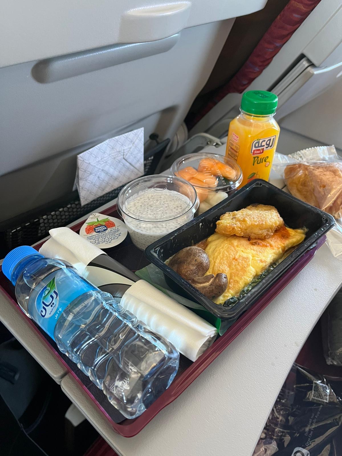 Qatar Airways Meal