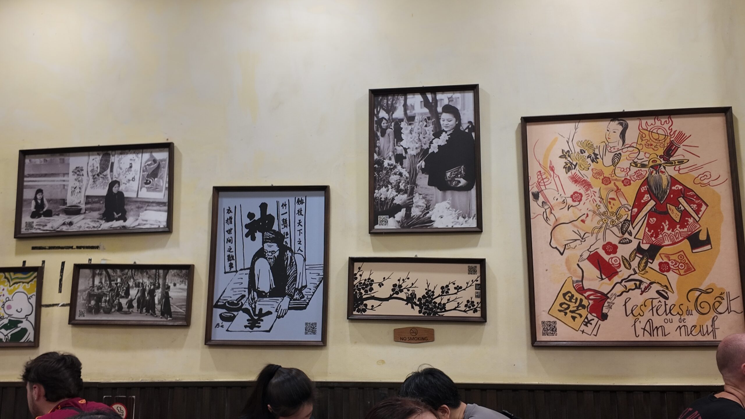 Artwork at Cafe Giang 