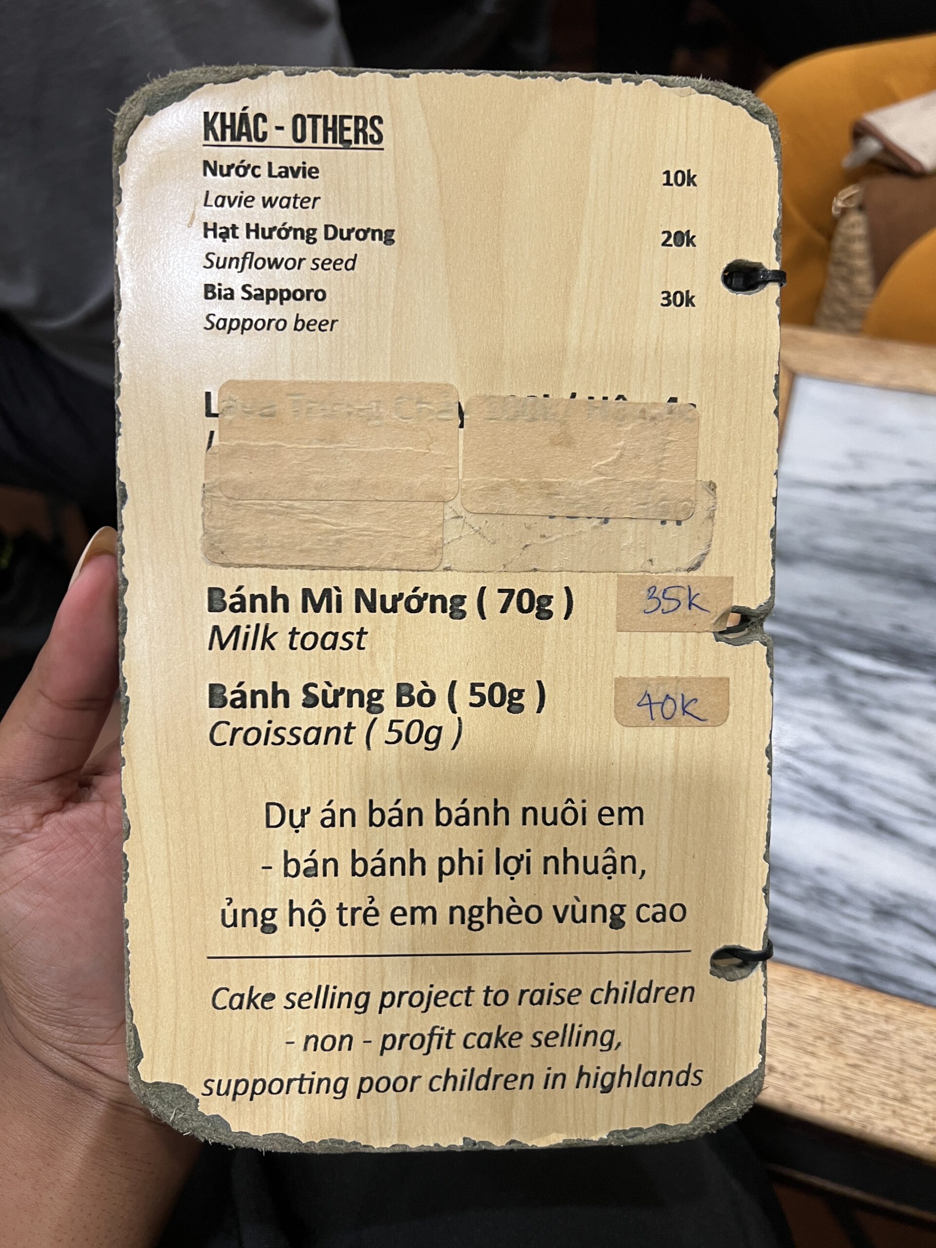 Menu Food 