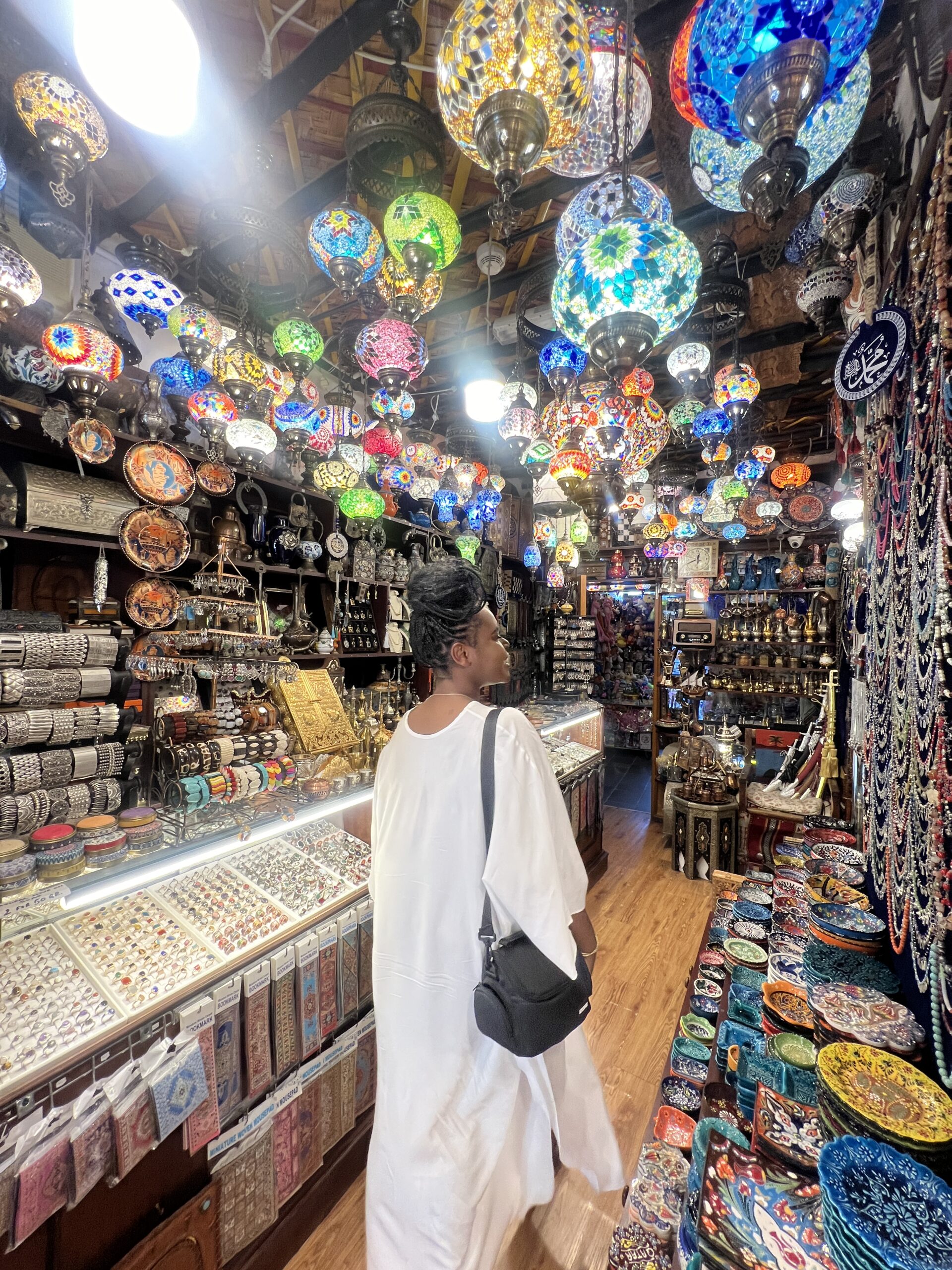 Christina at the Souq Waqif 