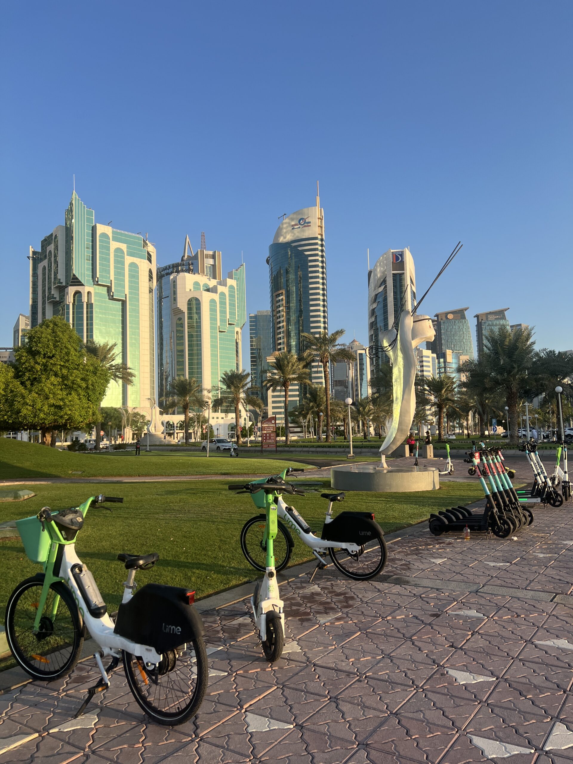 Bikes on the Corniche 