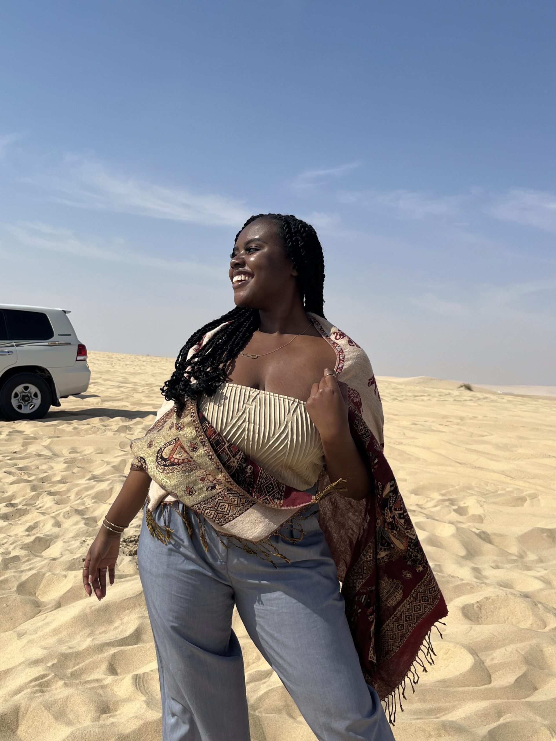 Christina in the desert 