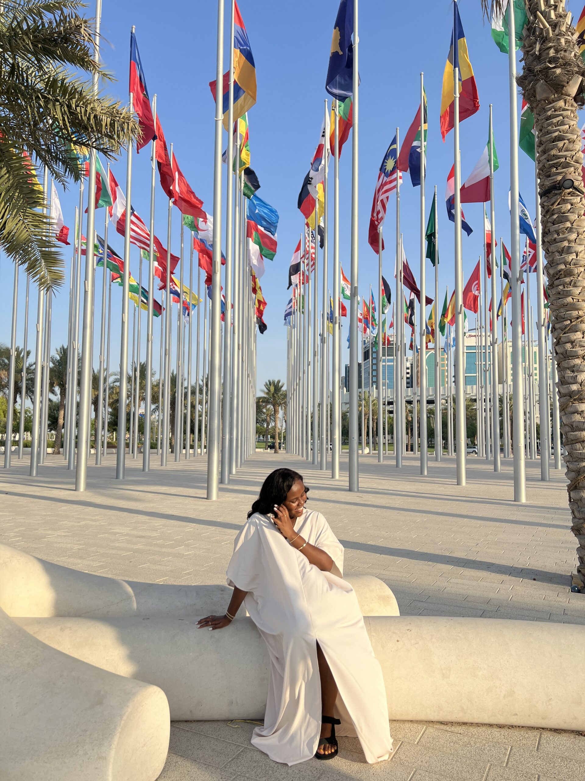 Christina at Flag Plaza 