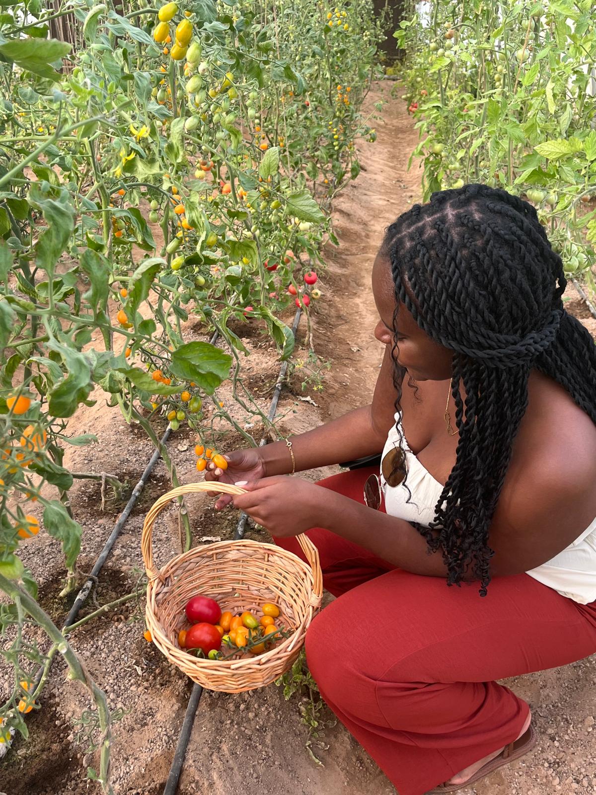 Christina Jane at Heenat Salma Farm 