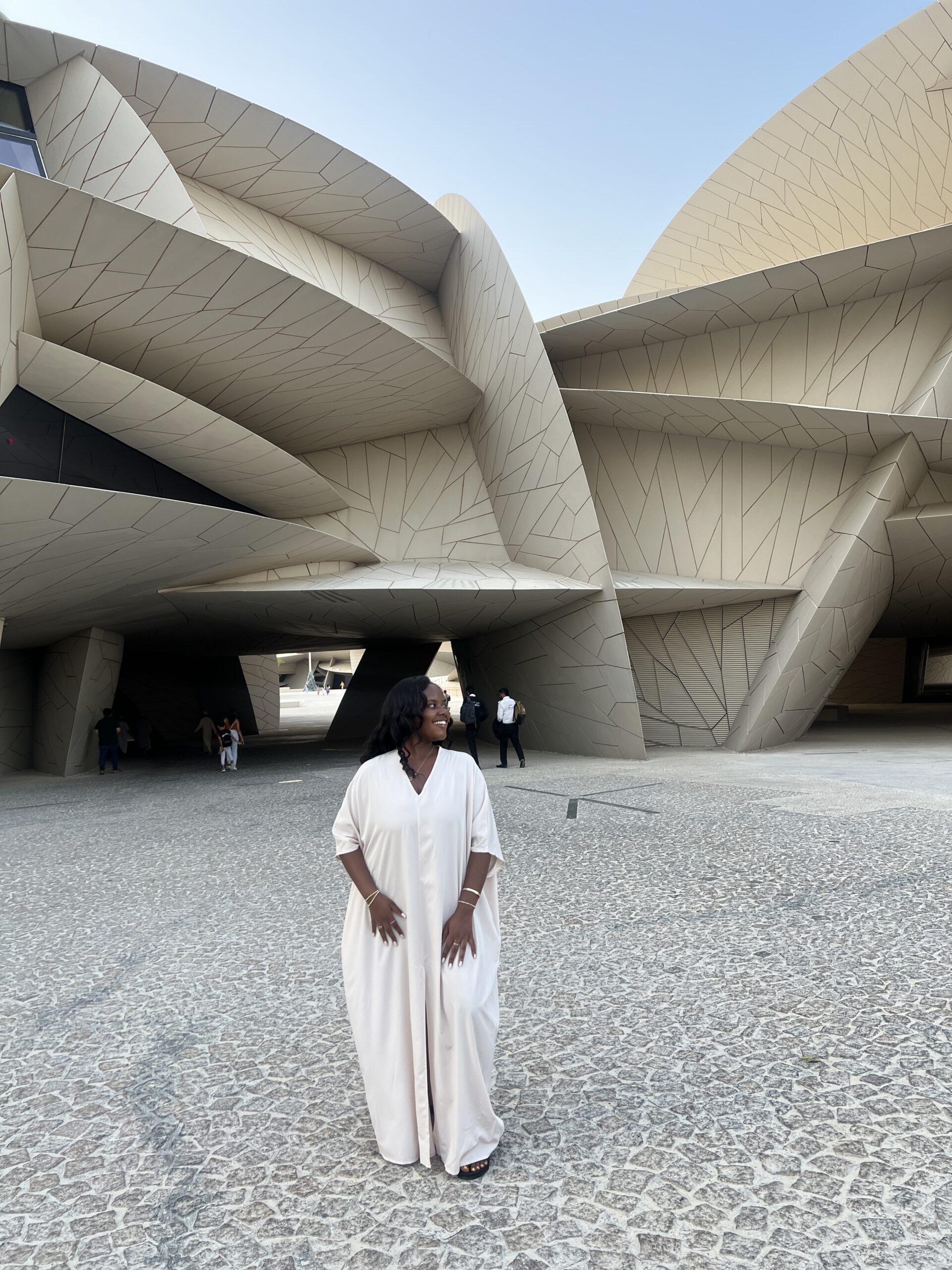 Christina Jane at National Museum of Qatar