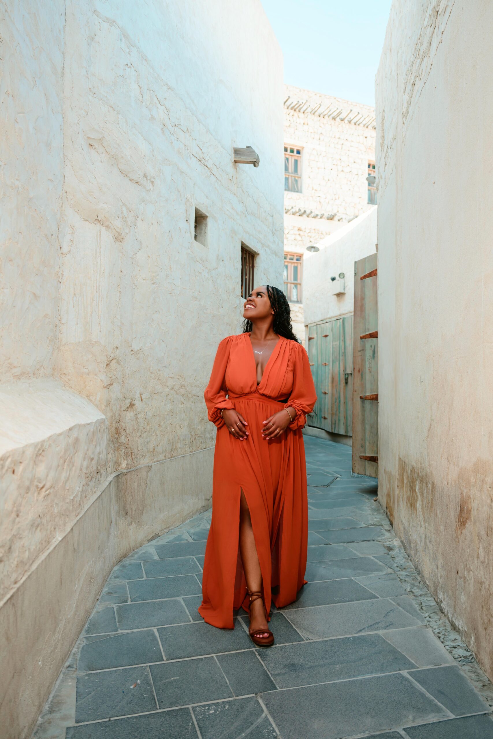 Christina inside of the Souq 
