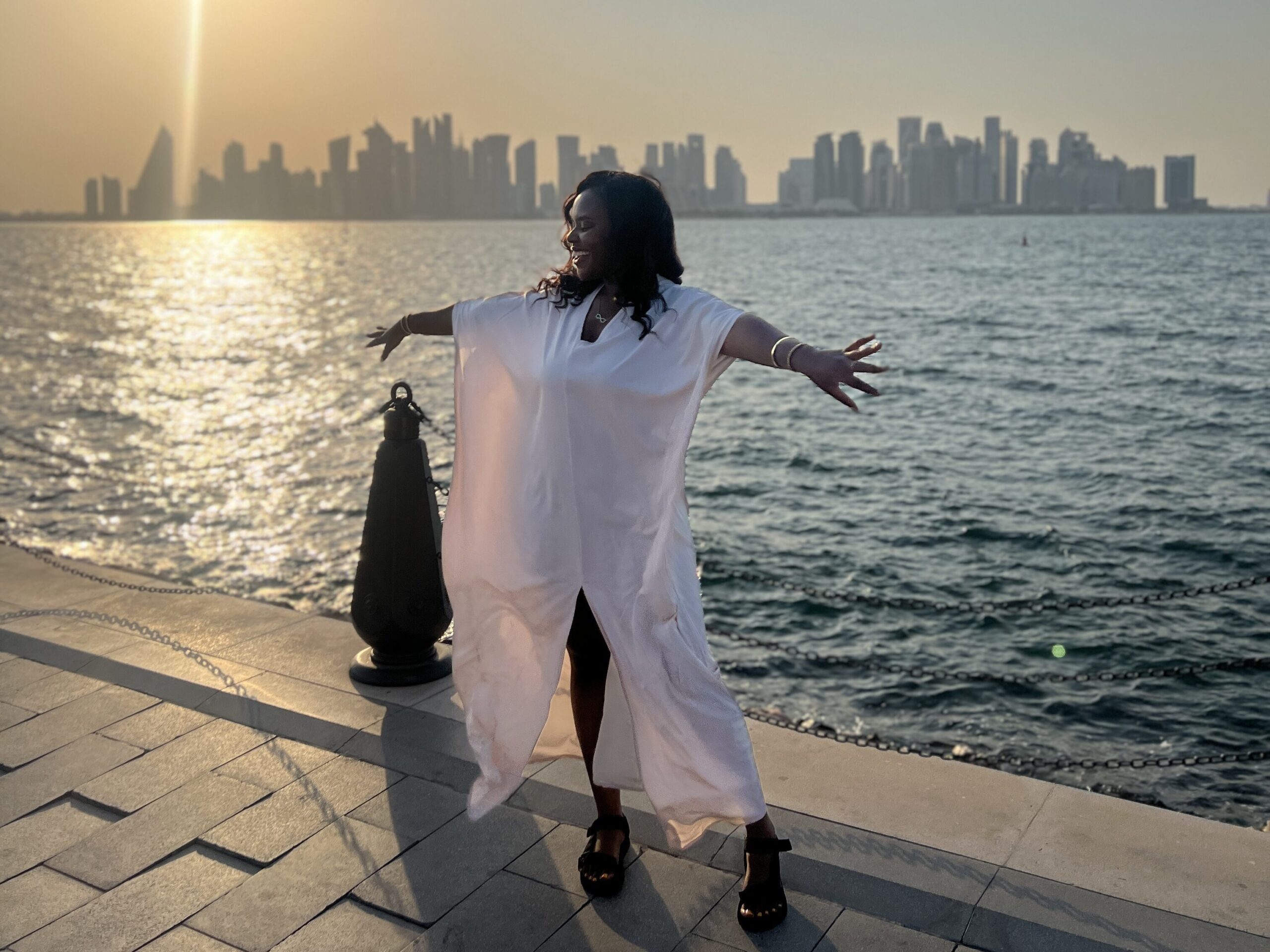 Christina Jane at the Corniche 