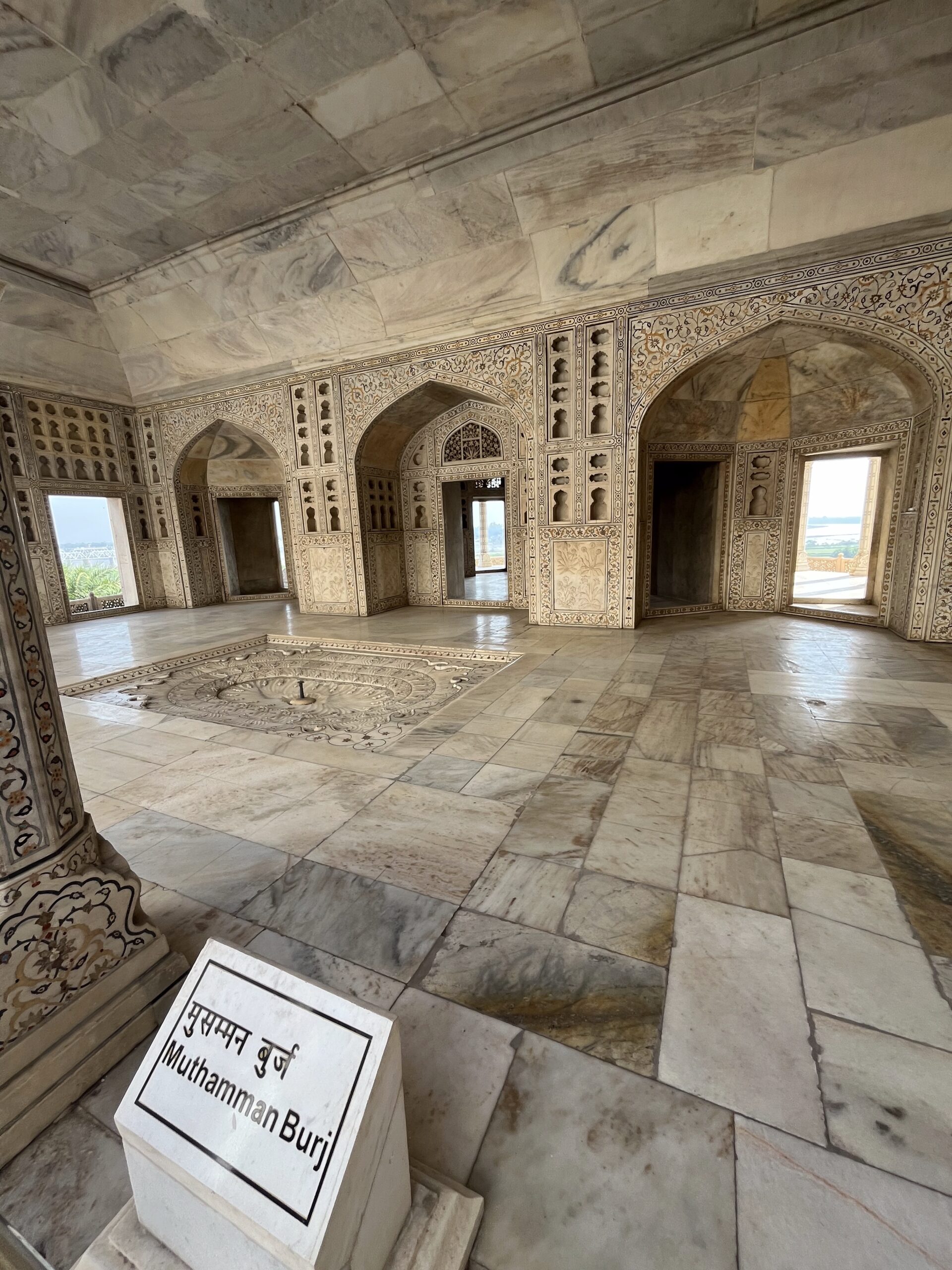 Inside the Agra Fort 