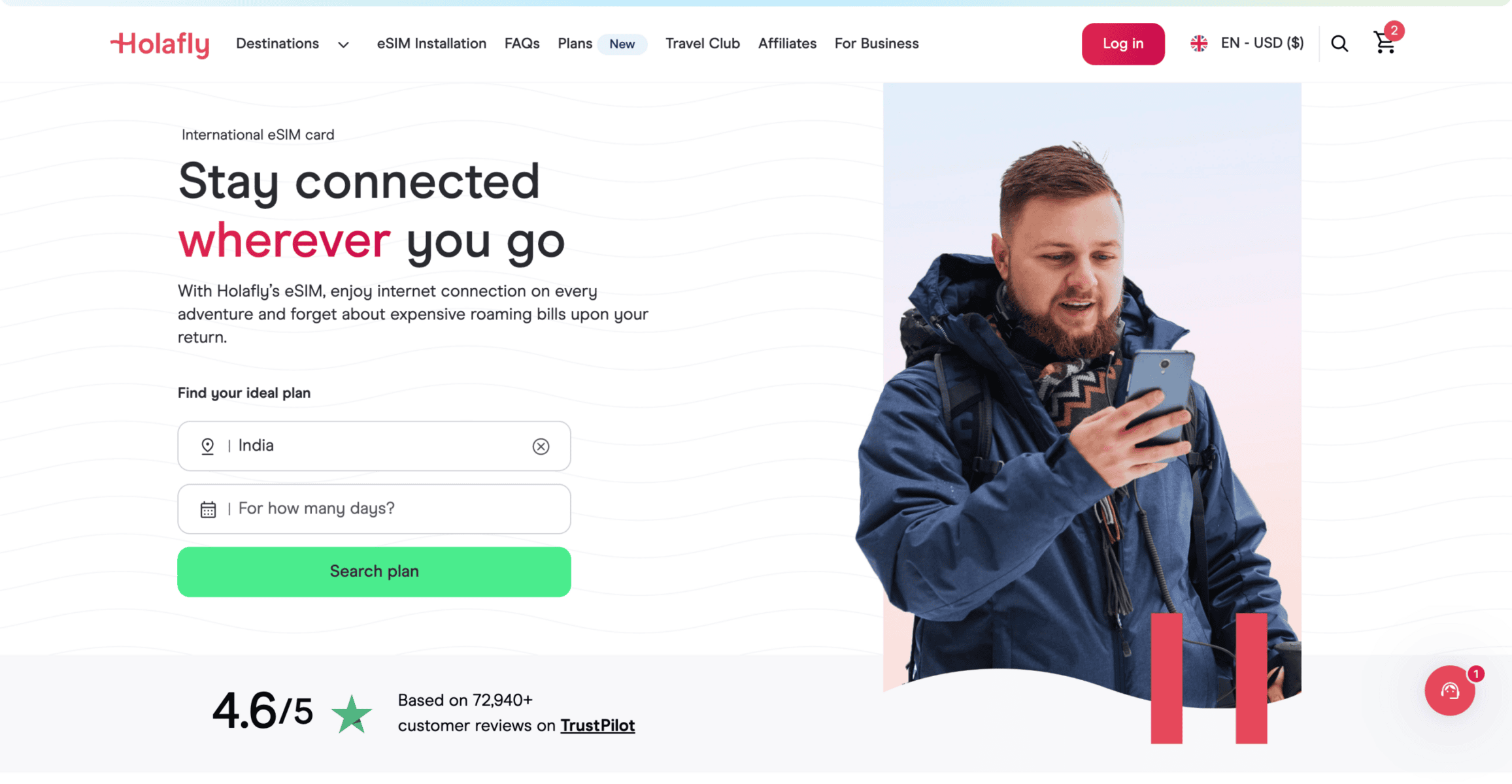 e-SIM card for India 