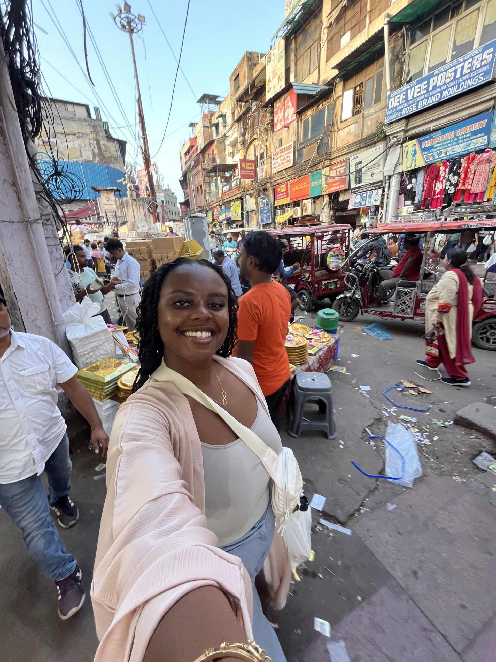 Christina Jane at the market 