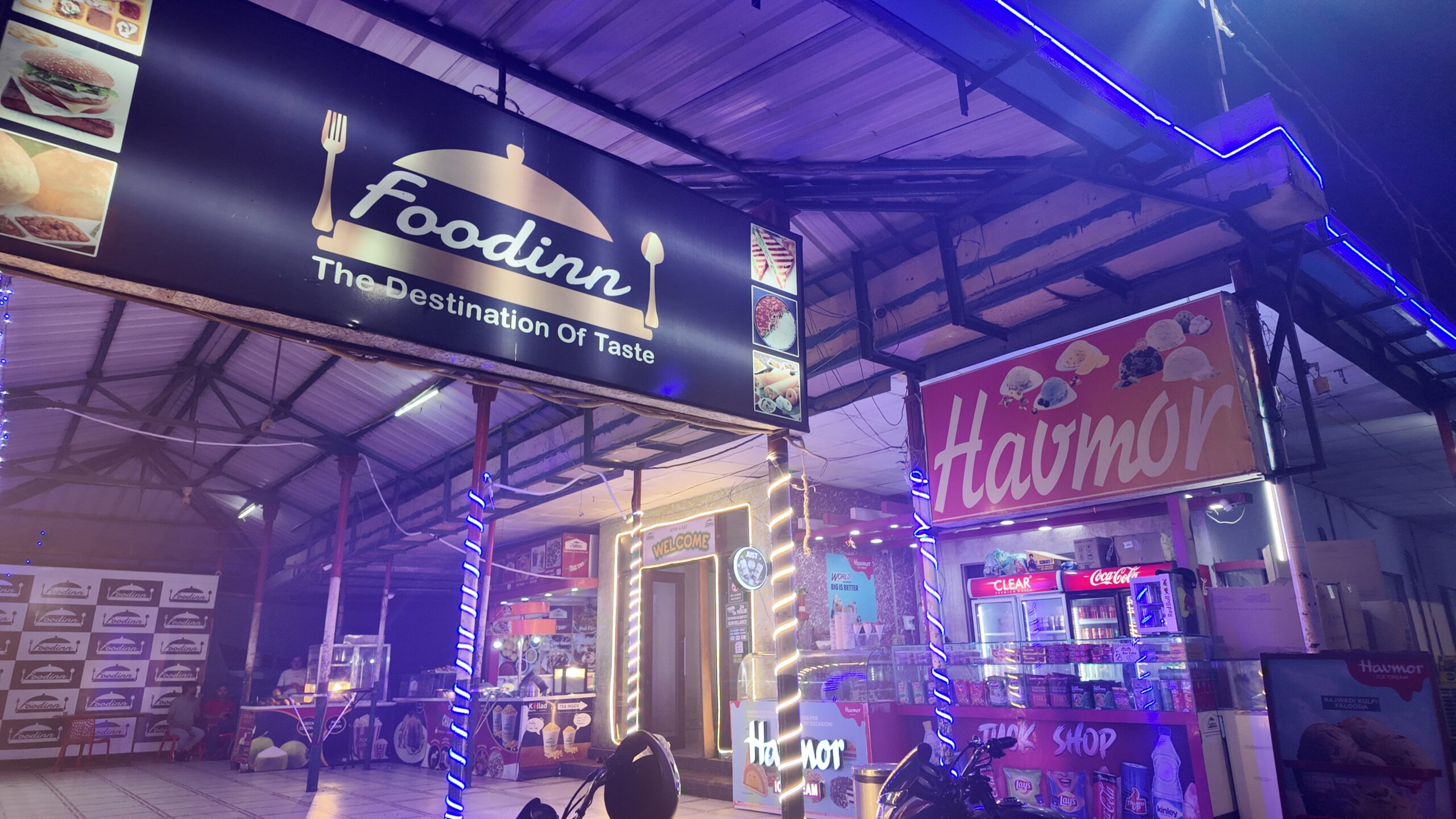 Rest stop Delhi India 