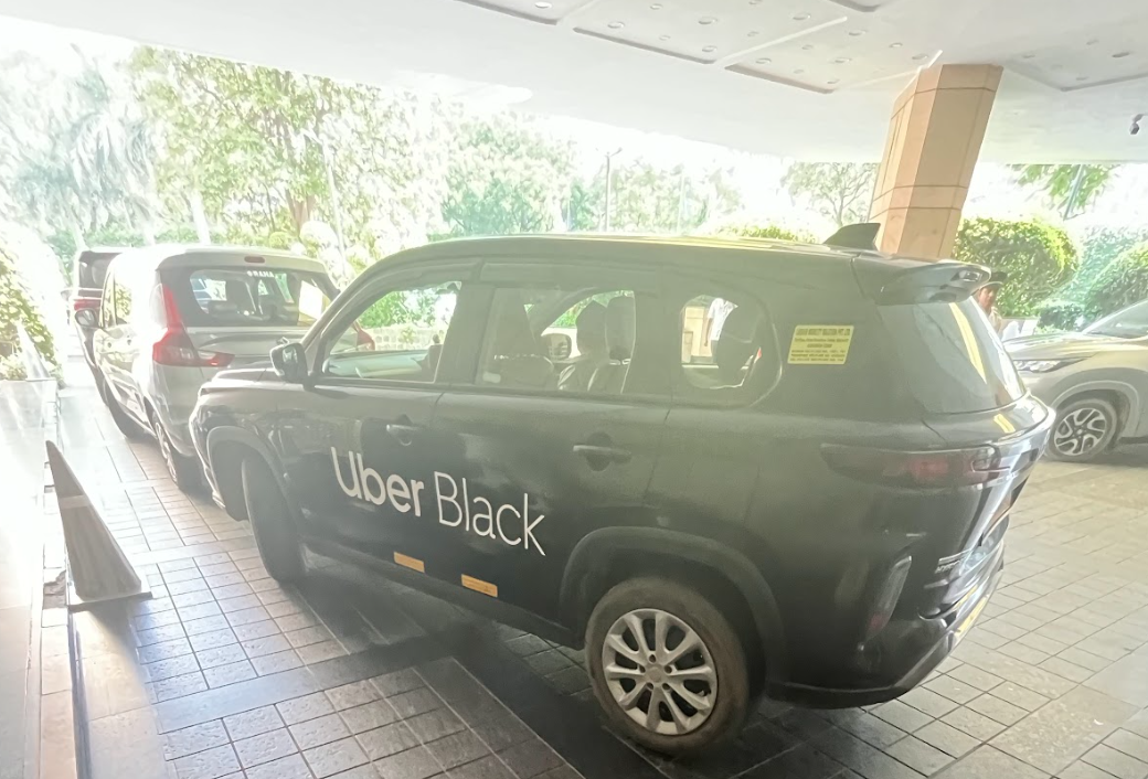 Uber Black in Delhi, India 