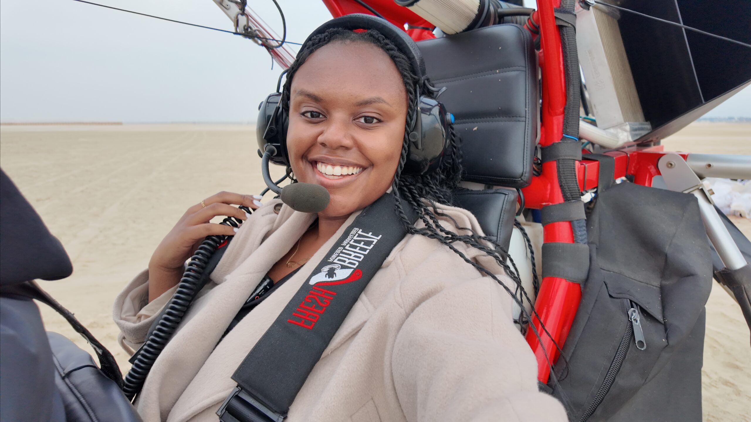 Christina on a paratriking experience