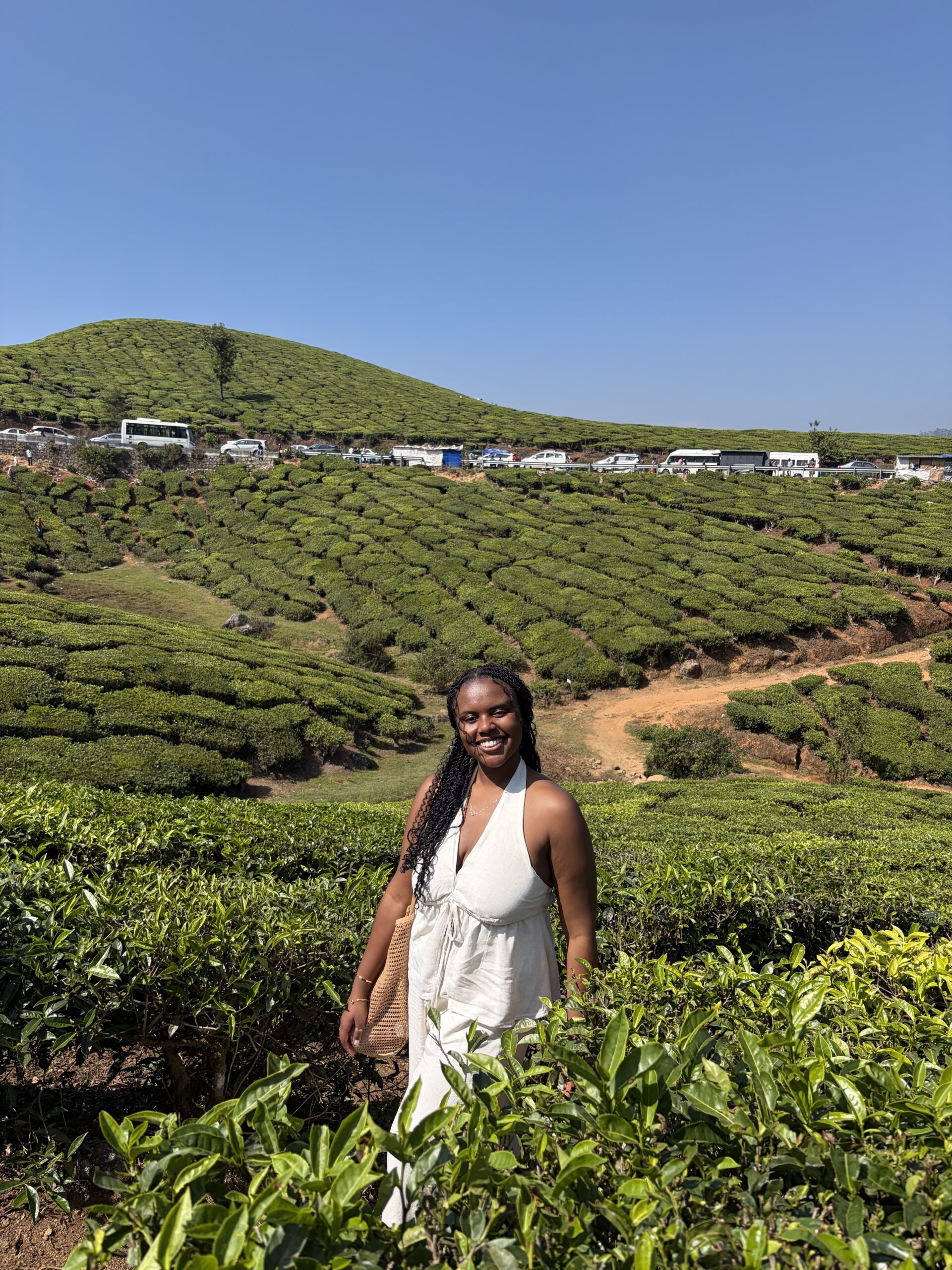 Christina at the Lockhart Tea Plantation