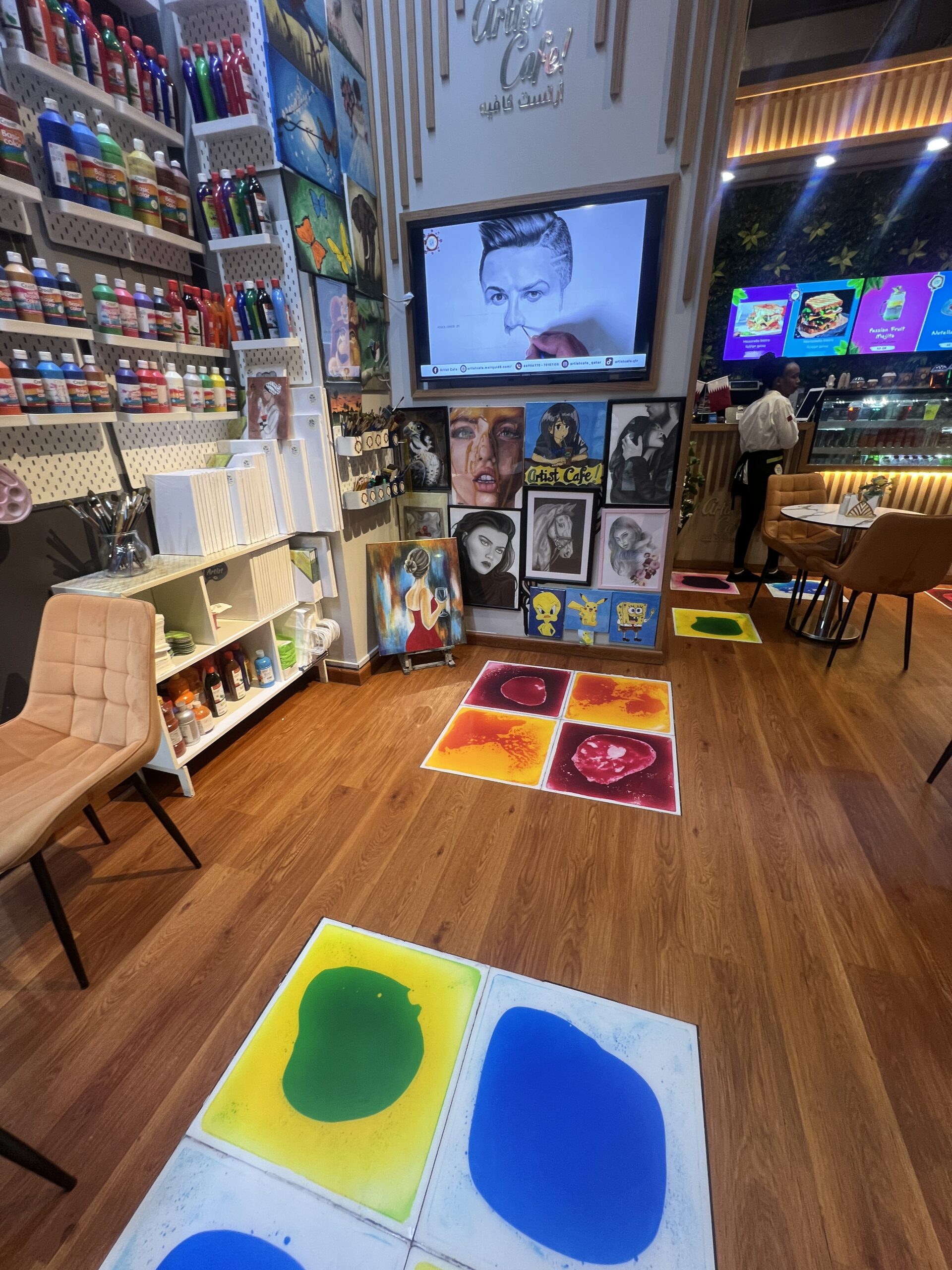 Inside of the Artist Cafe 